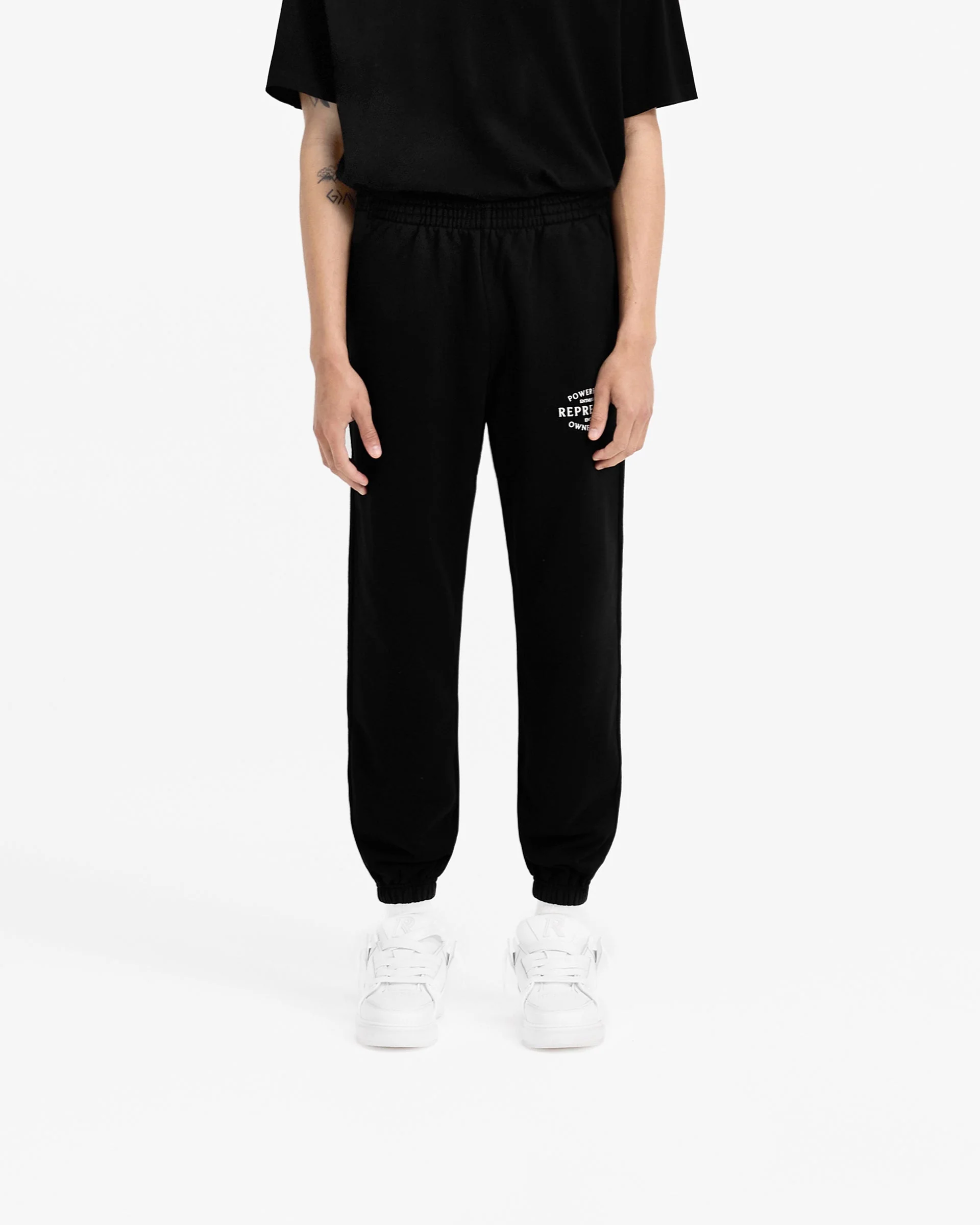 Represent Owners Club Stamp Sweatpant - Jet Black - Image 3