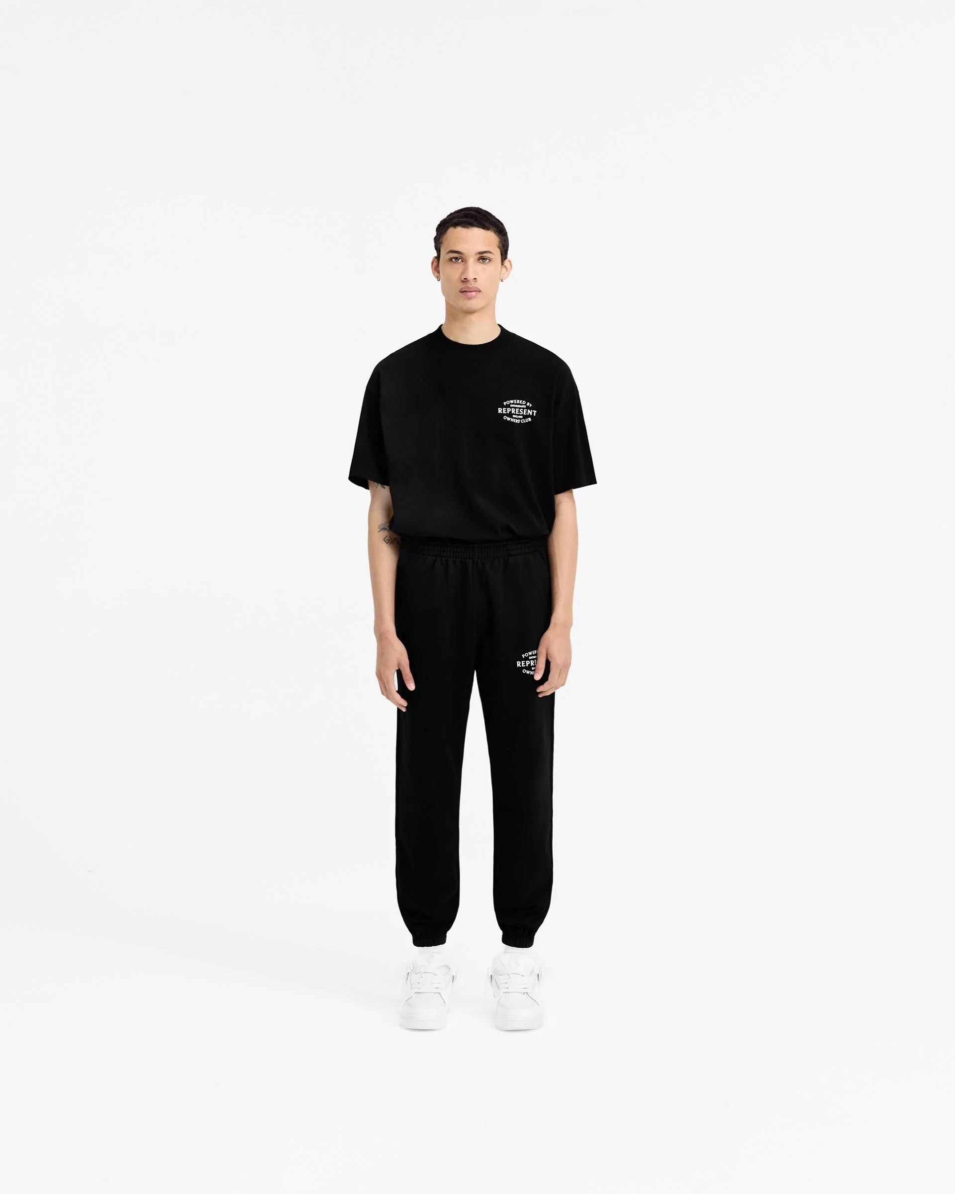 Represent Owners Club Stamp Sweatpant - Jet Black - Image 5