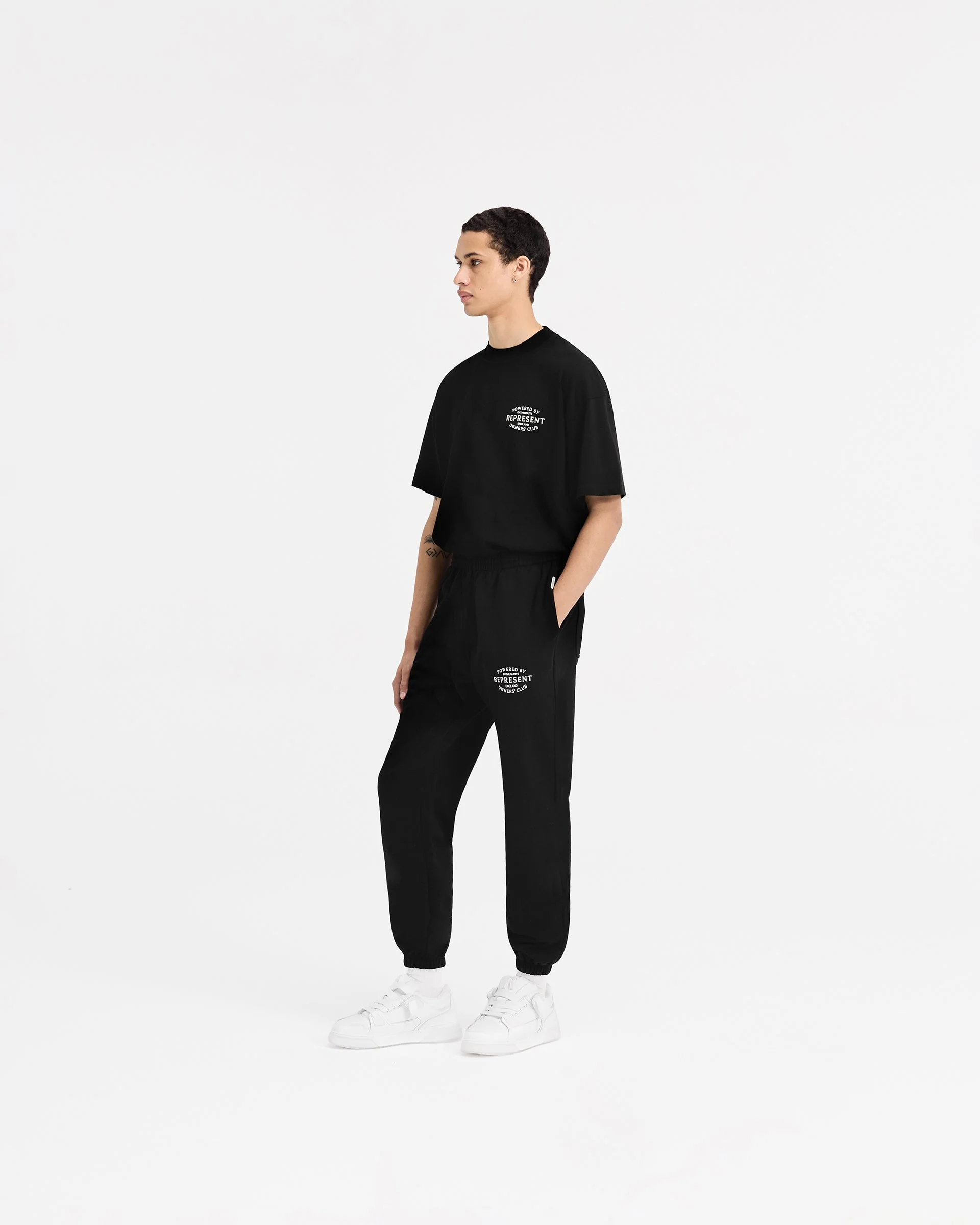 Represent Owners Club Stamp Sweatpant - Jet Black - Image 6