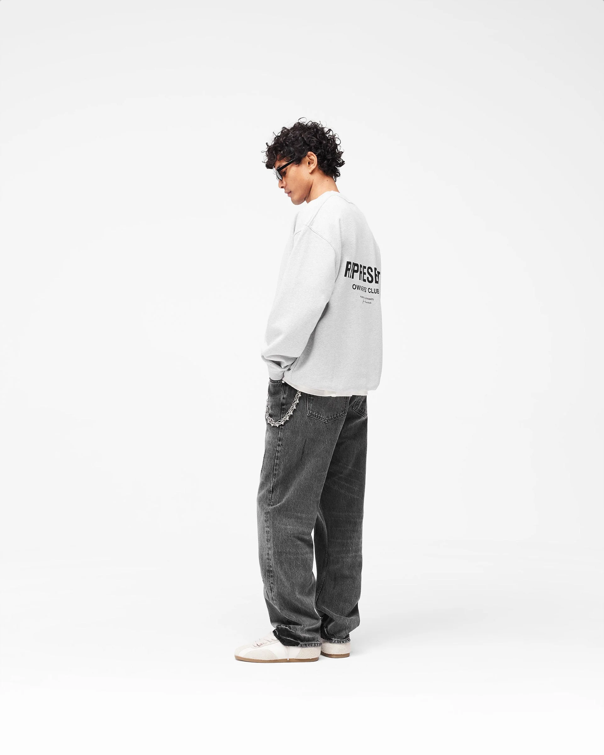 Represent Owners Club Sweater - Ash Grey - Image 8