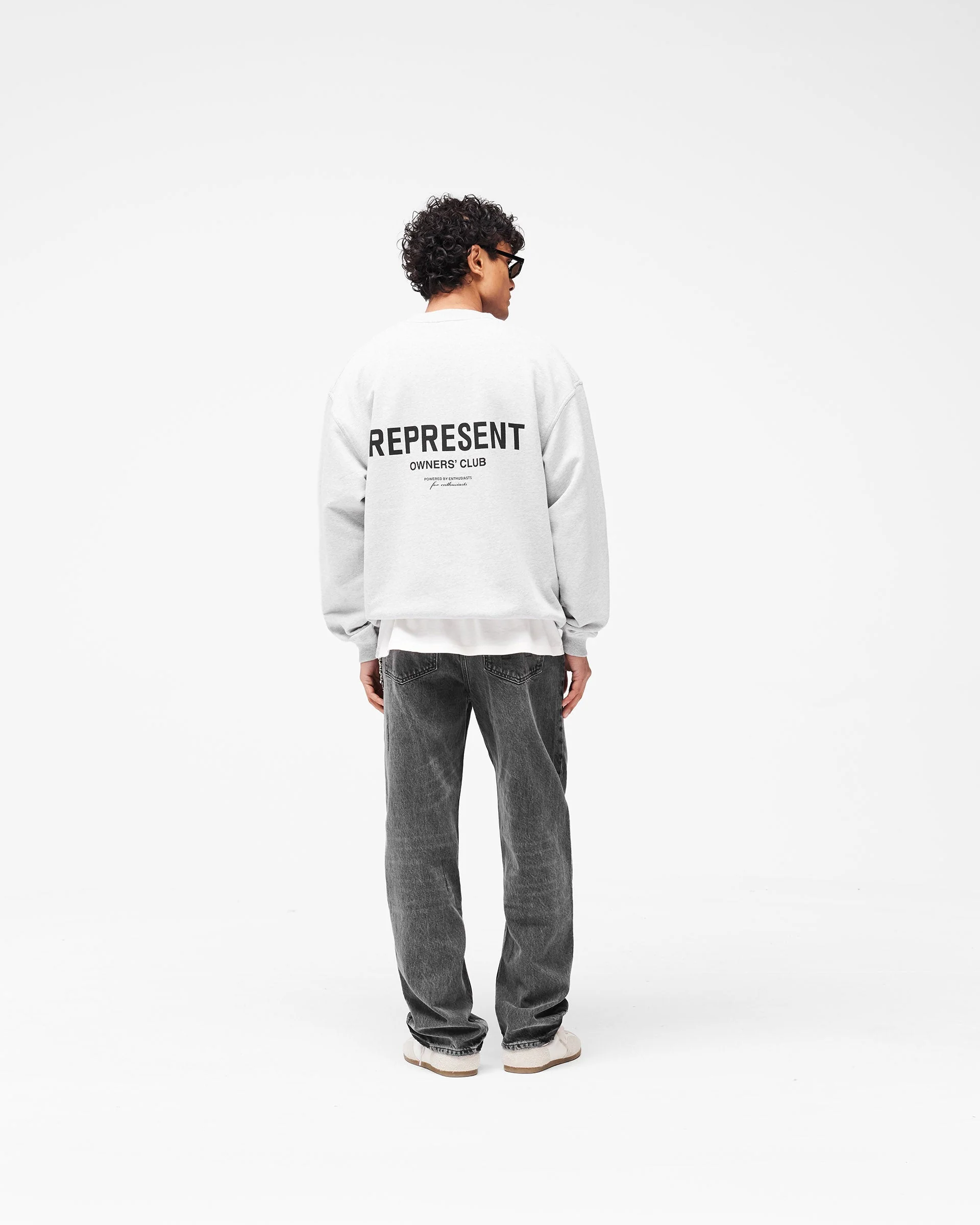 Represent Owners Club Sweater - Ash Grey - Image 9