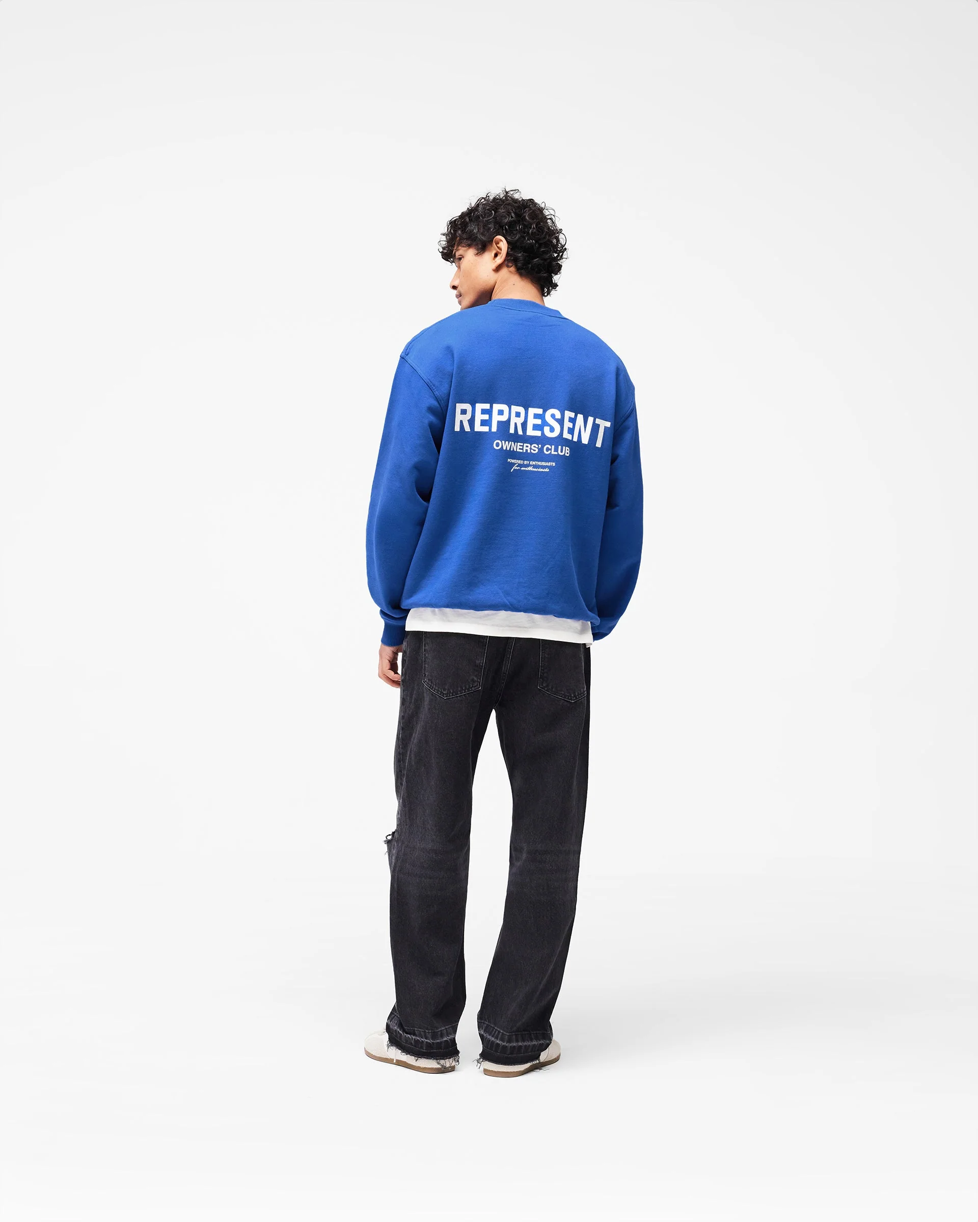 Represent Owners Club Sweater - Cobalt - Image 10