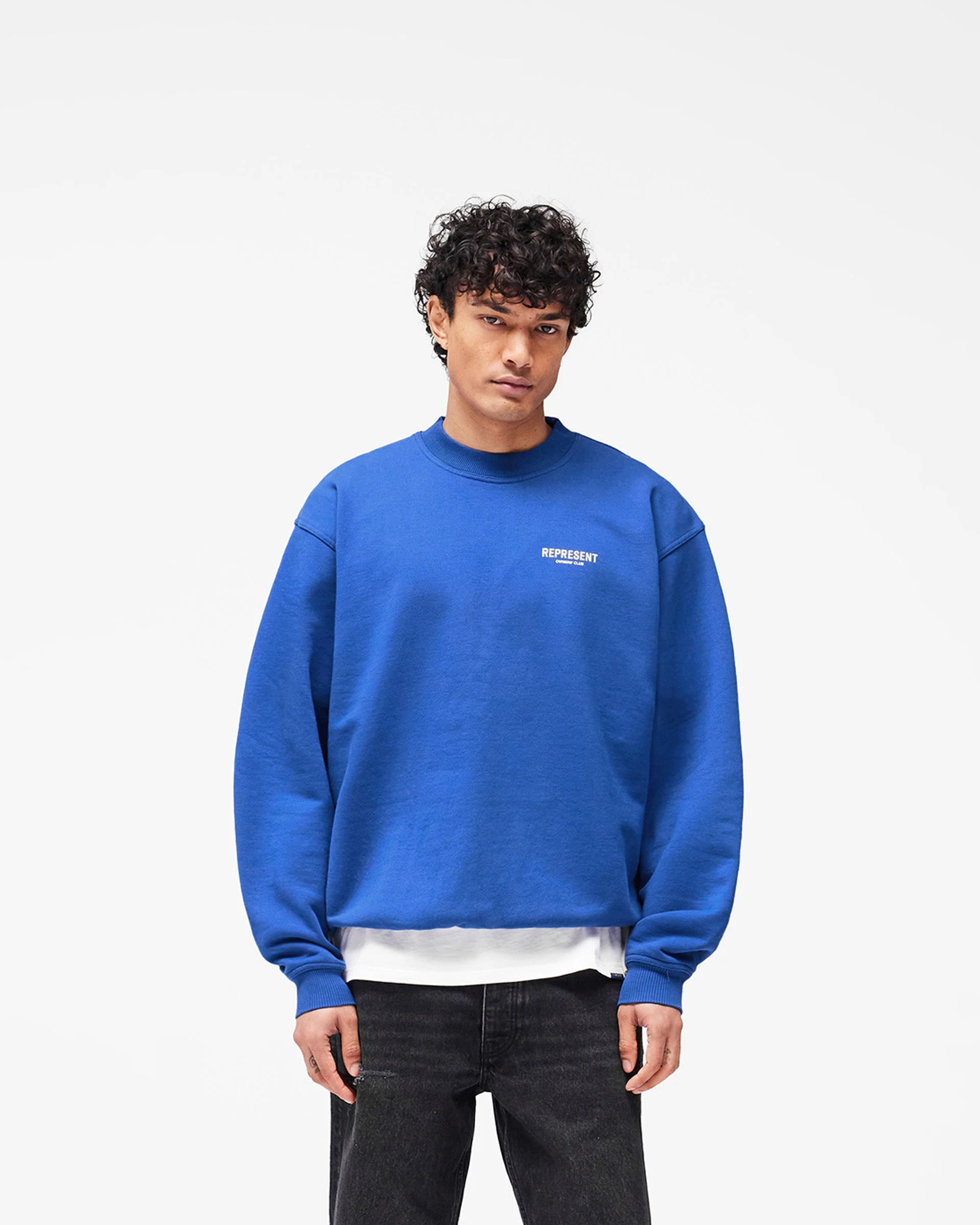 Represent Owners Club Sweater - Cobalt - Image 3