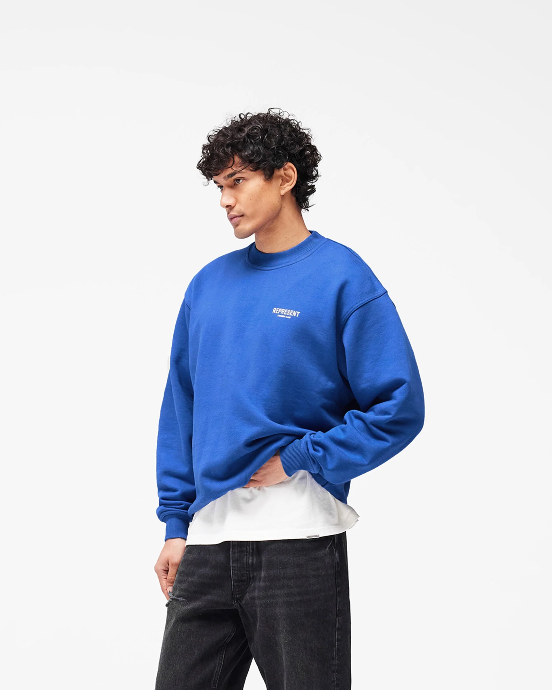 Represent Owners Club Sweater - Cobalt - Image 4