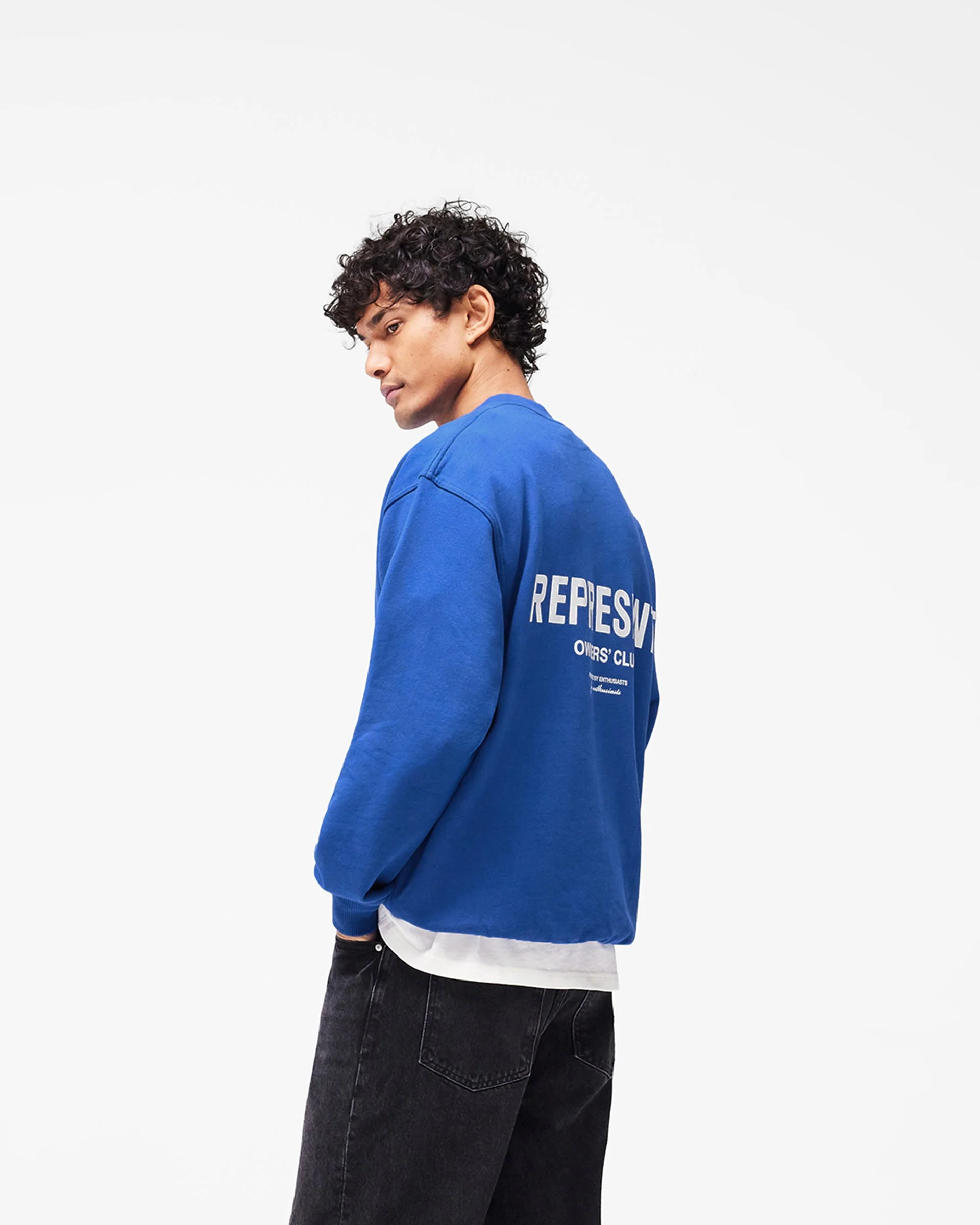 Represent Owners Club Sweater - Cobalt - Image 5