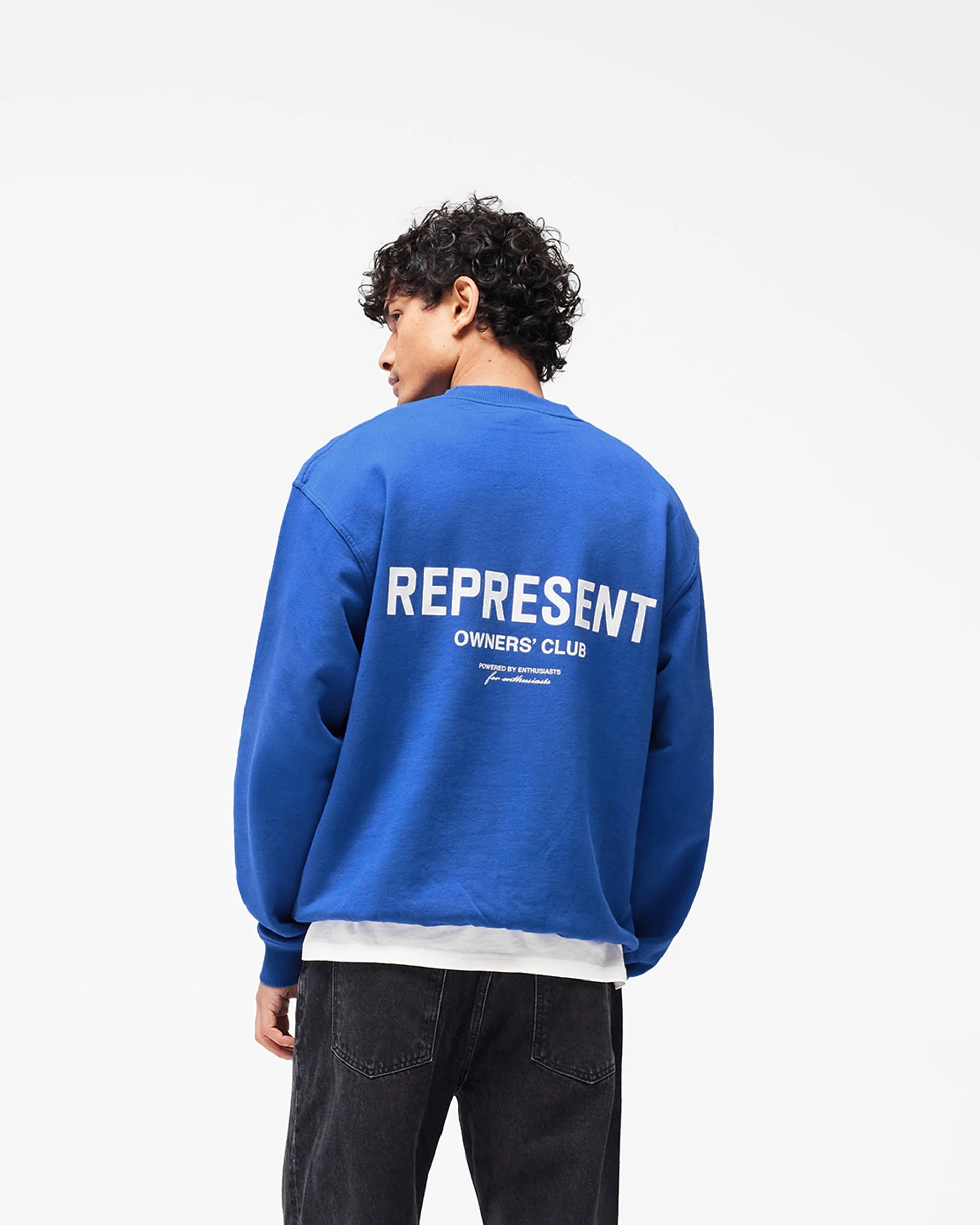 Represent Owners Club Sweater - Cobalt - Image 6