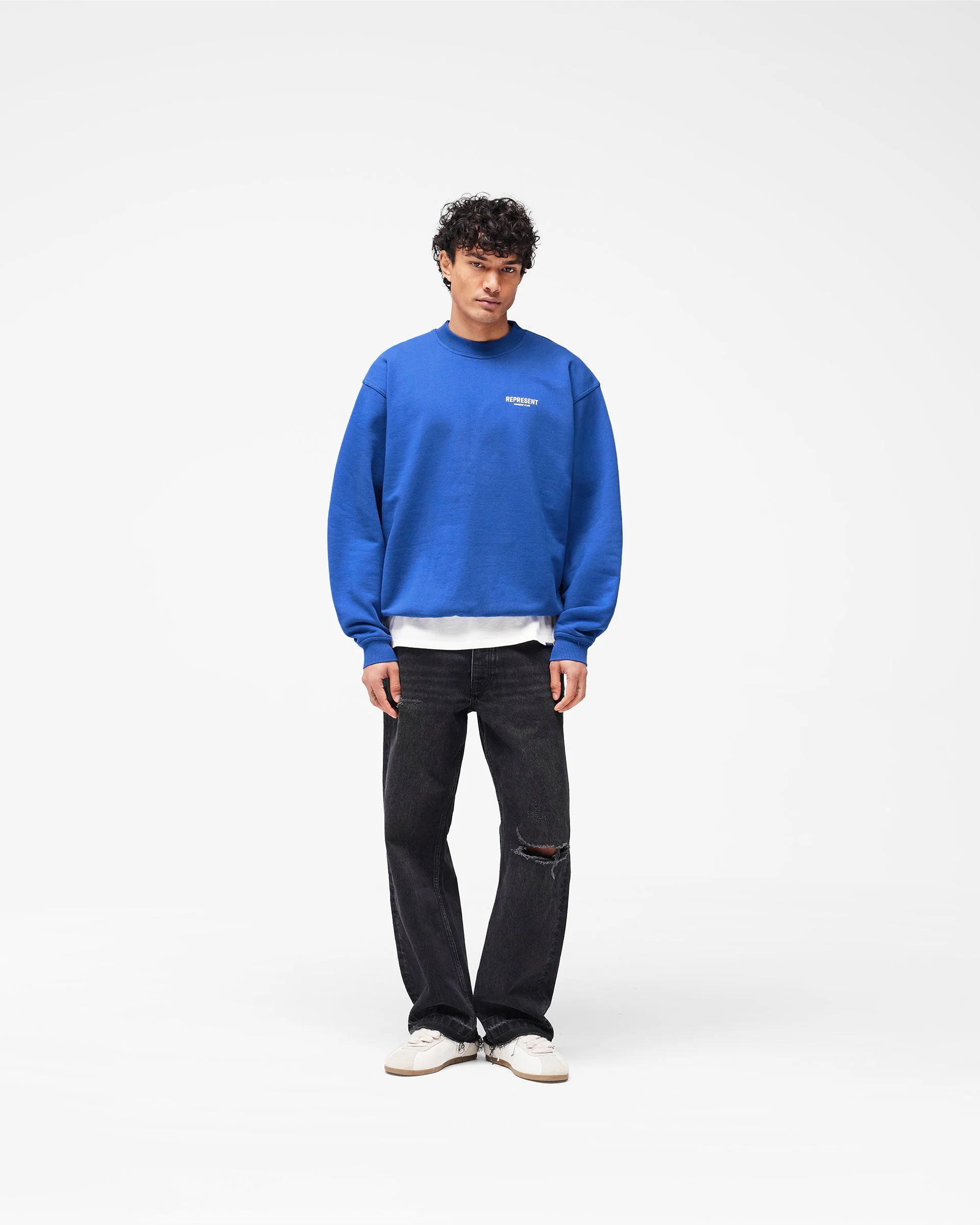 Represent Owners Club Sweater - Cobalt - Image 7