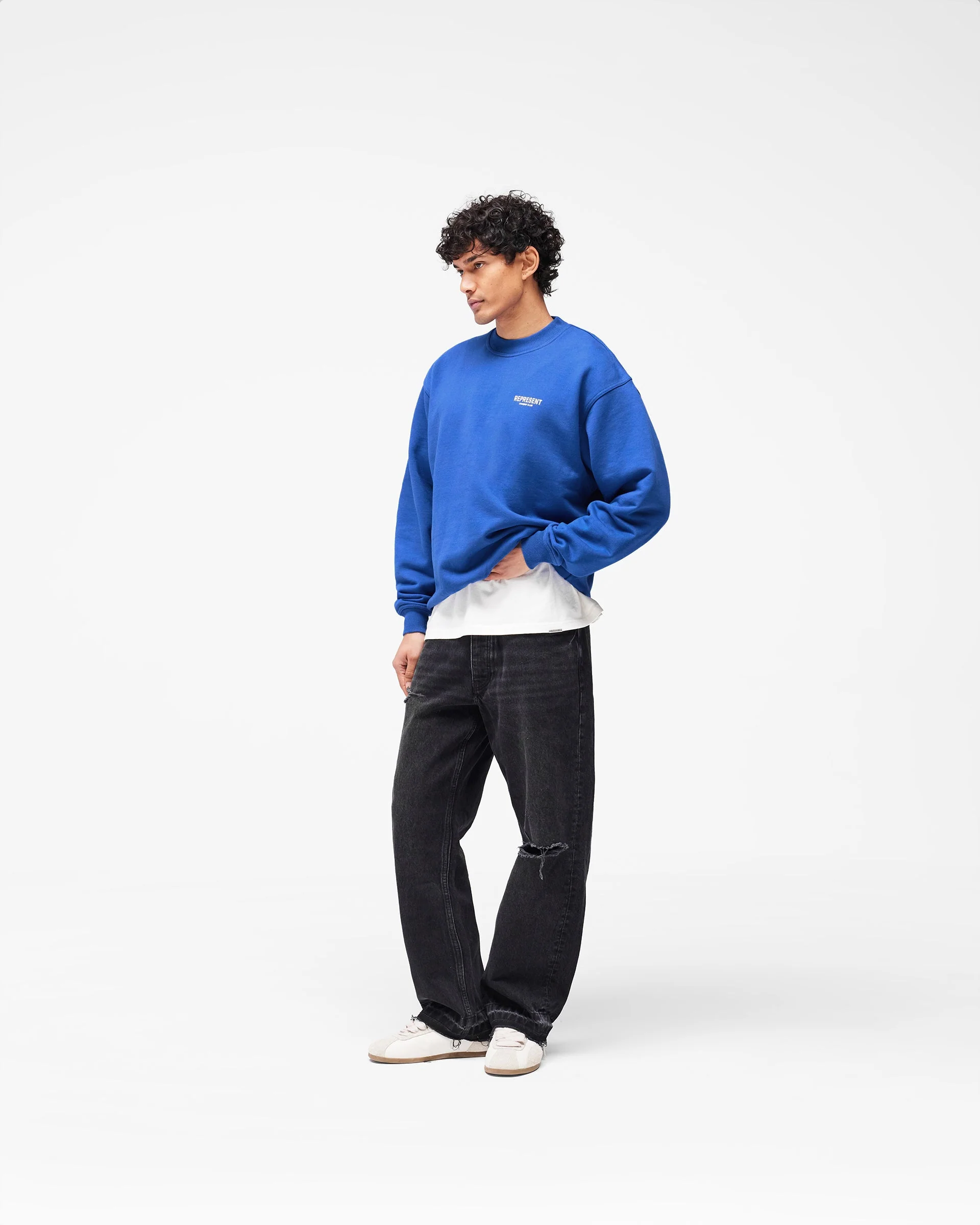 Represent Owners Club Sweater - Cobalt - Image 8