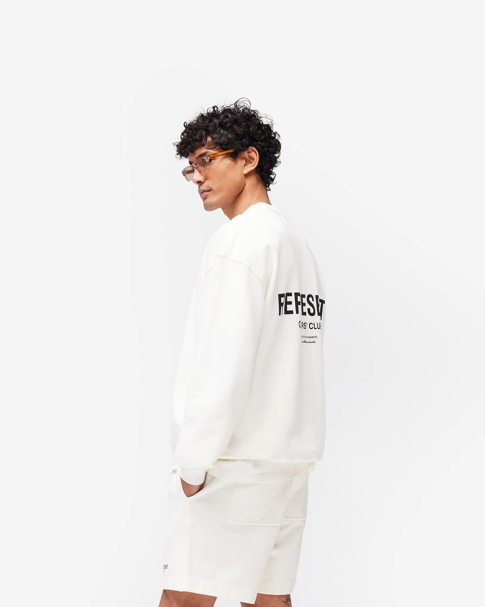 Represent Owners Club Sweater - Flat White - Image 5