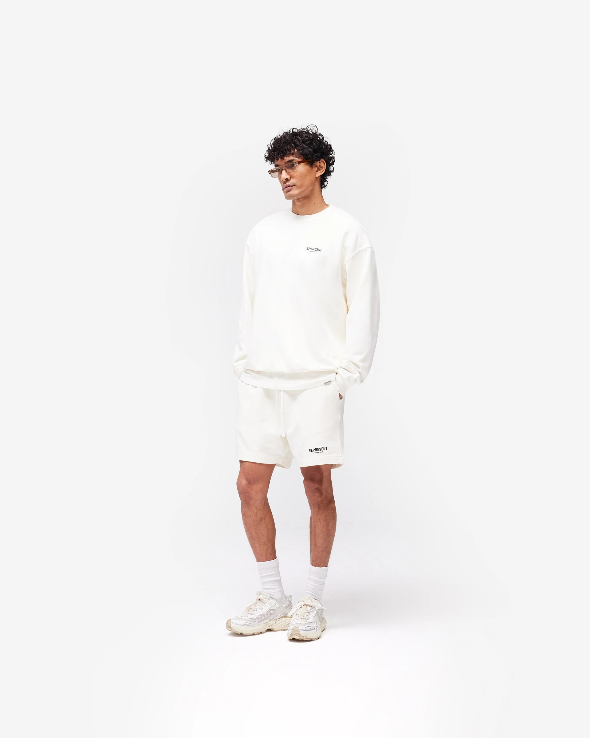 Represent Owners Club Sweater - Flat White - Image 8