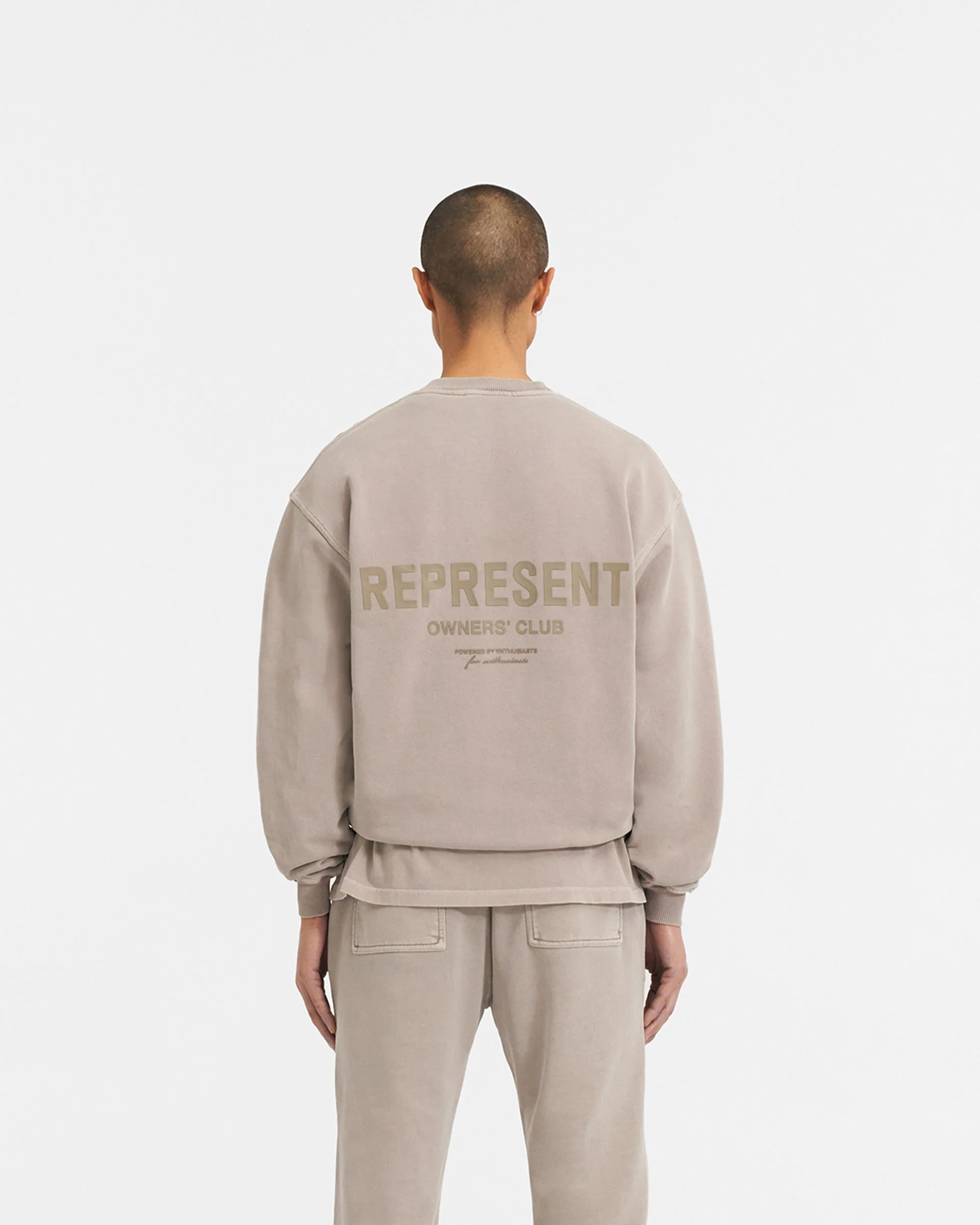 Represent Owners Club Sweater - Mushroom - Image 4