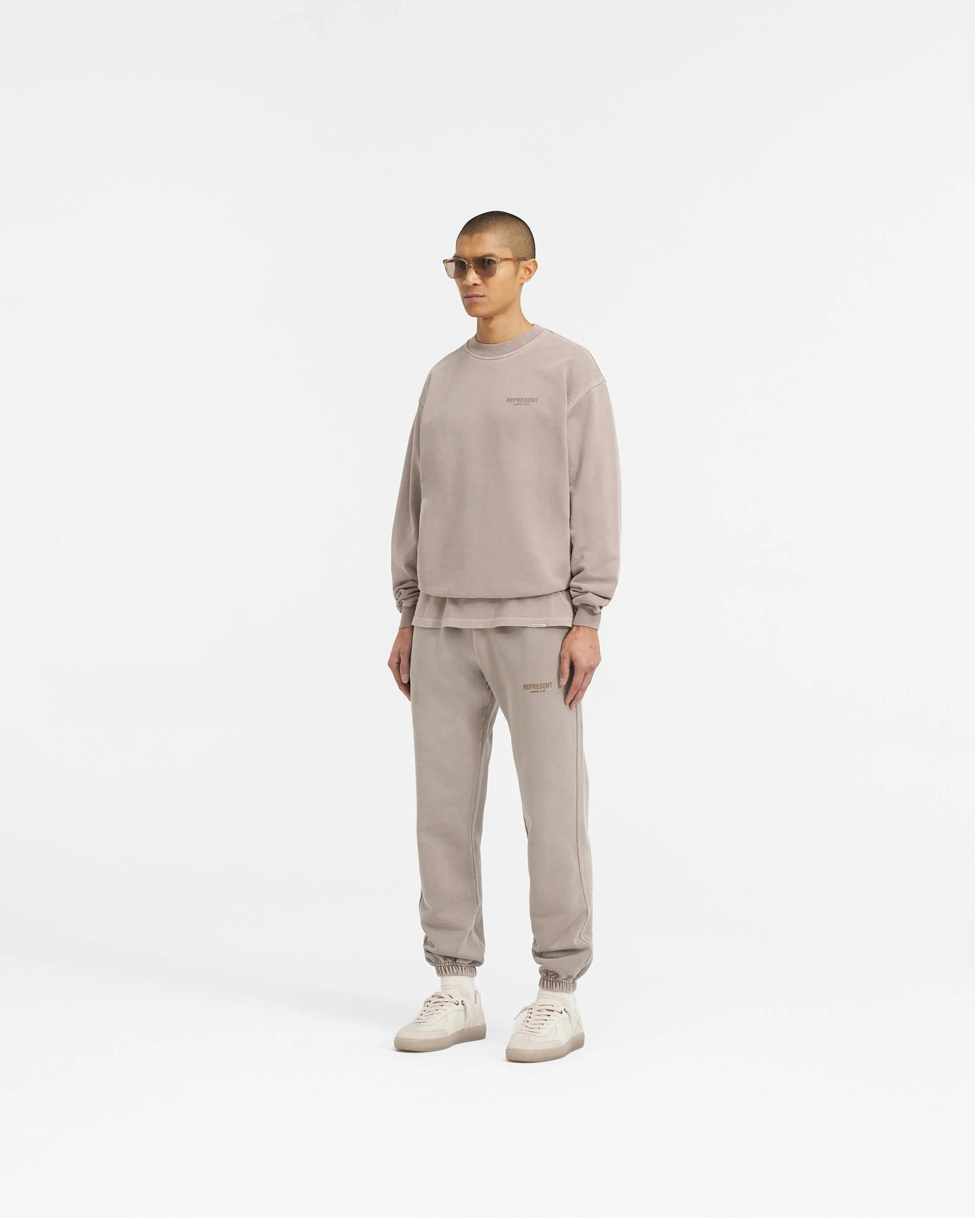 Represent Owners Club Sweater - Mushroom - Image 8