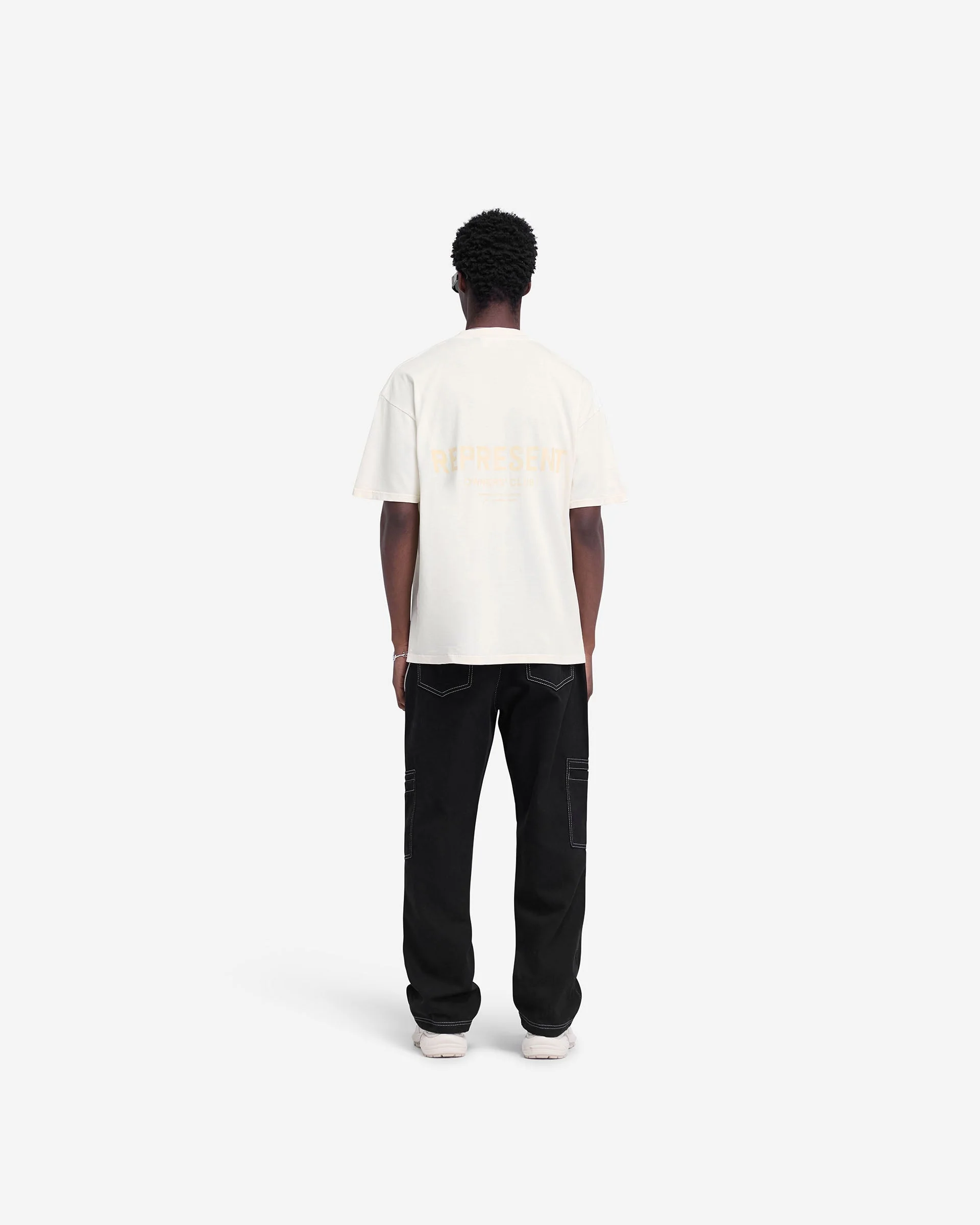 Represent Owners Club T-Shirt - Buttercream - Image 5