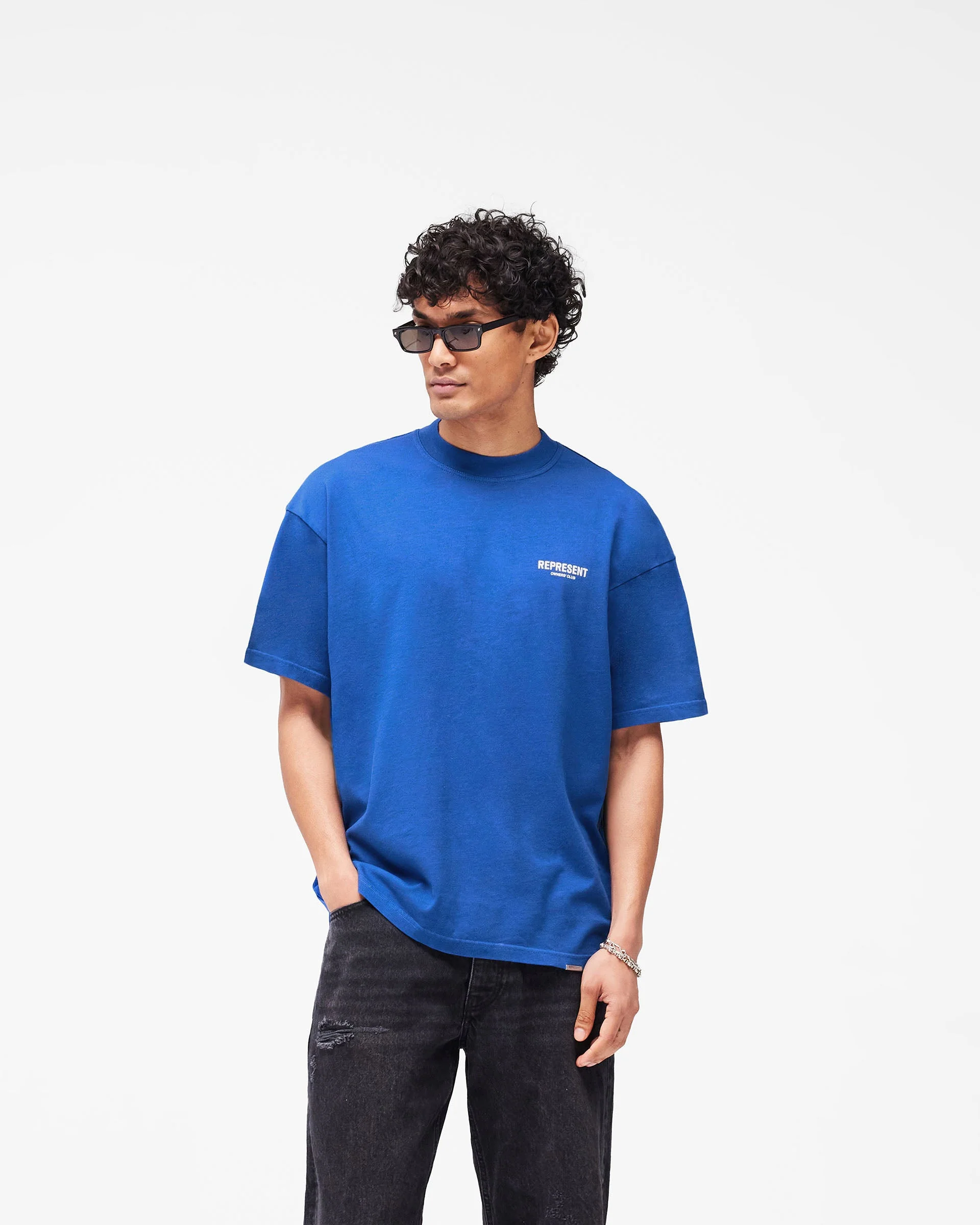 Represent Owners Club T-Shirt - Cobalt - Image 3