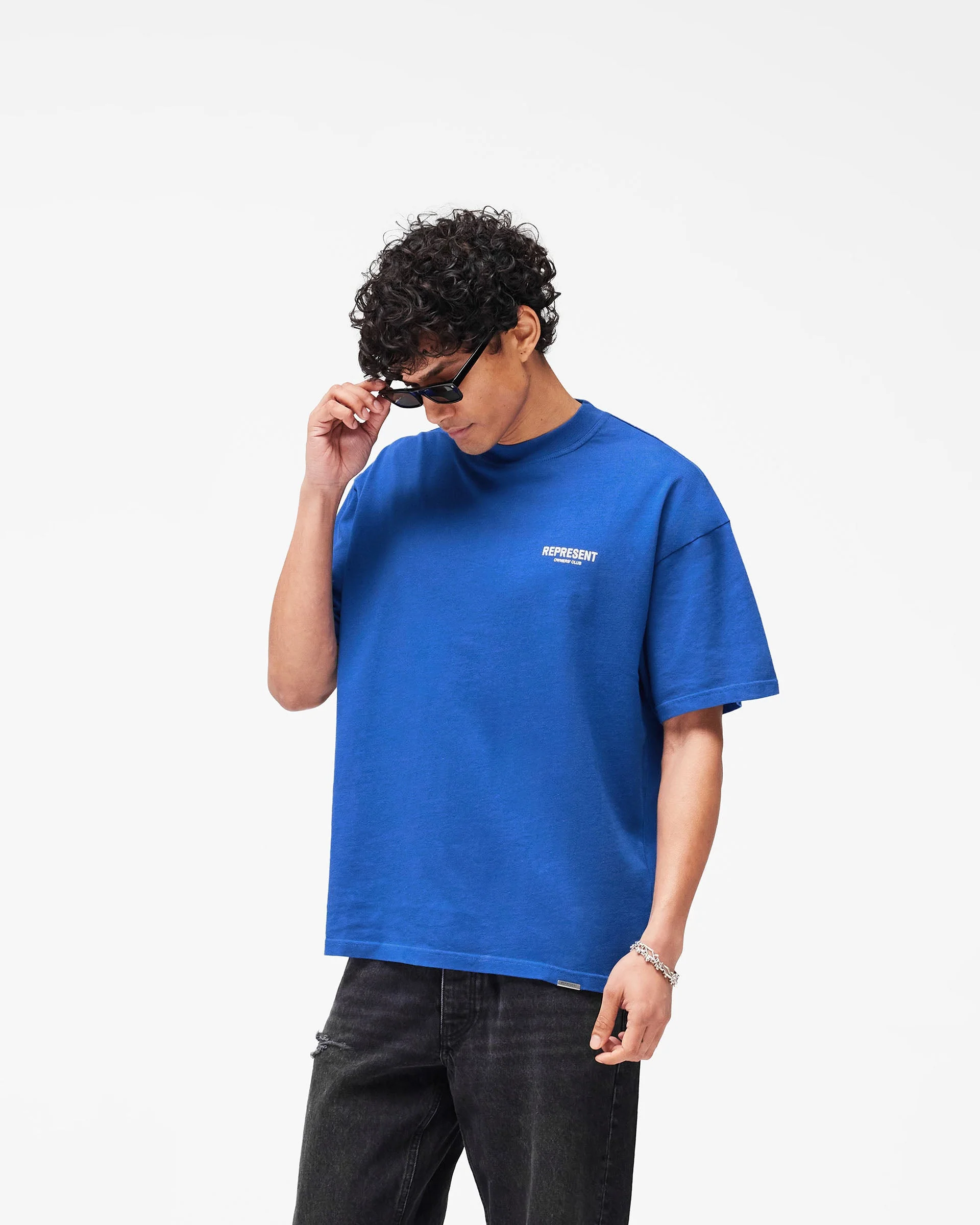 Represent Owners Club T-Shirt - Cobalt - Image 4