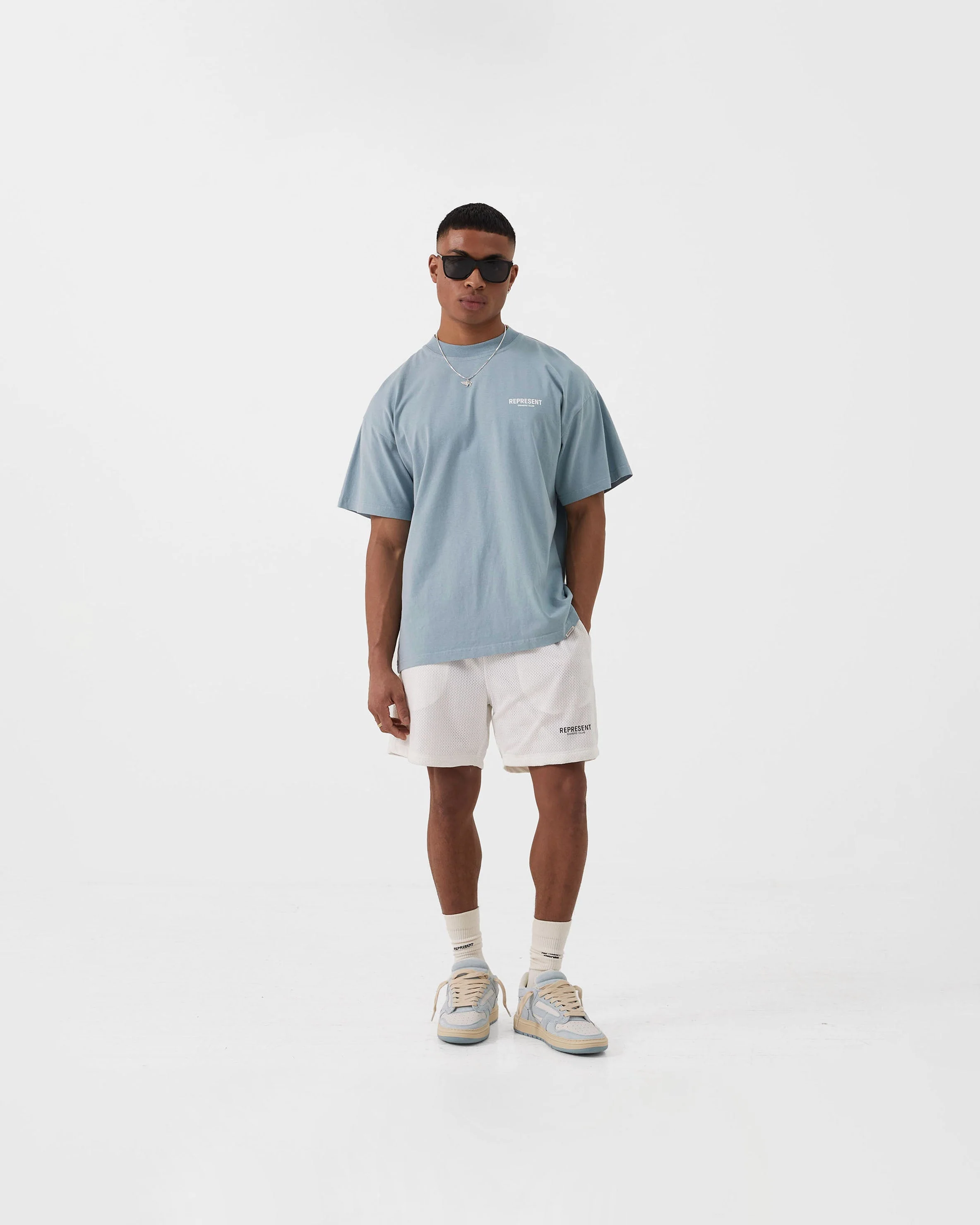 Represent Owners Club T-Shirt - Powder Blue - Image 5