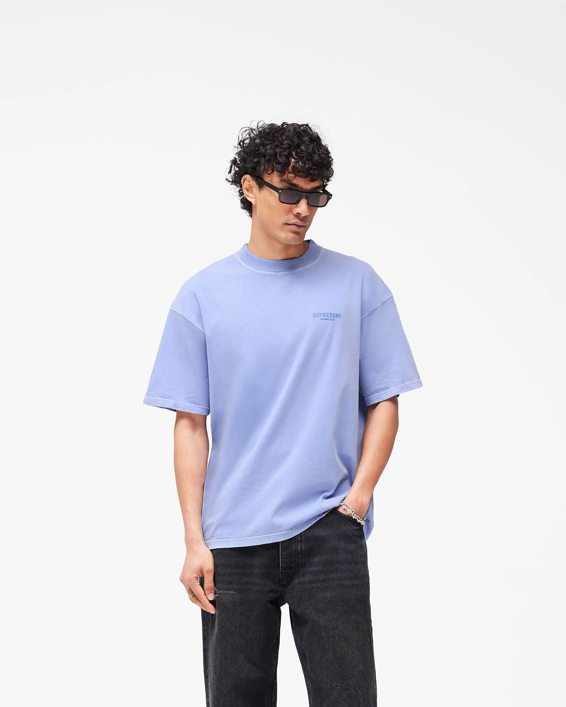 Represent Owners Club T-Shirt - Vista Blue - Image 3