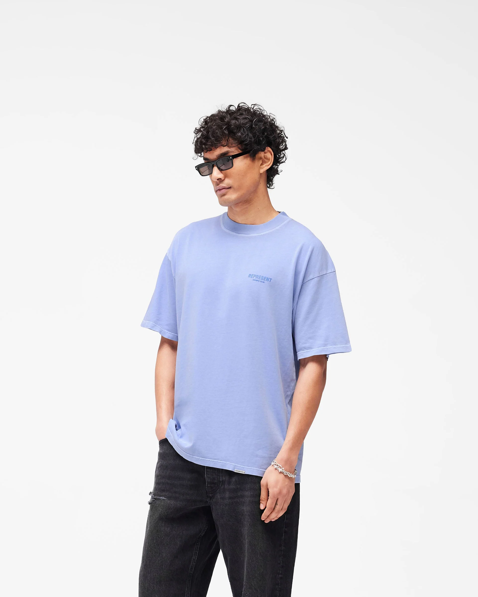 Represent Owners Club T-Shirt - Vista Blue - Image 4