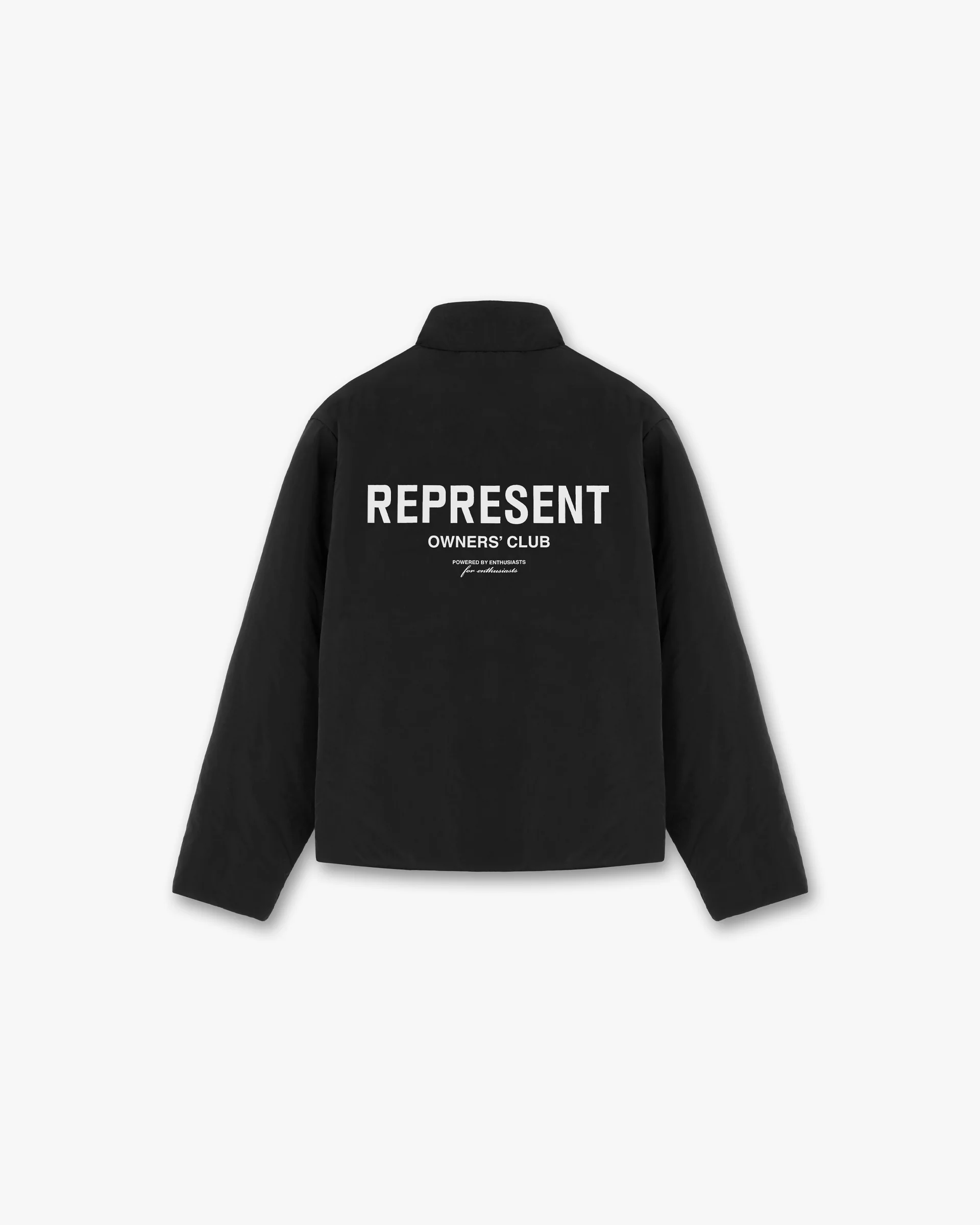Represent Owners Club Wadded Jacket - Black - Image 2