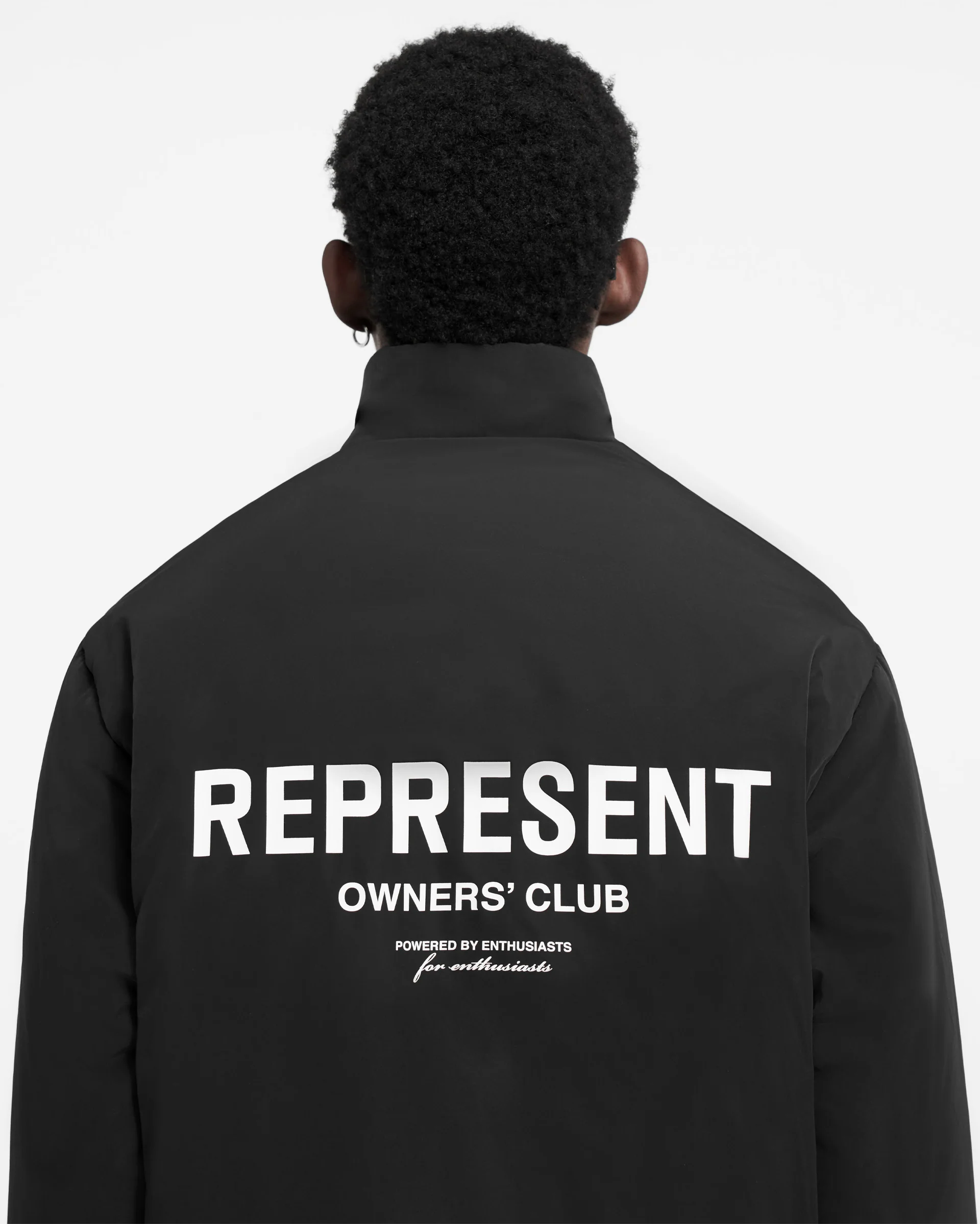 Represent Owners Club Wadded Jacket - Black - Image 6