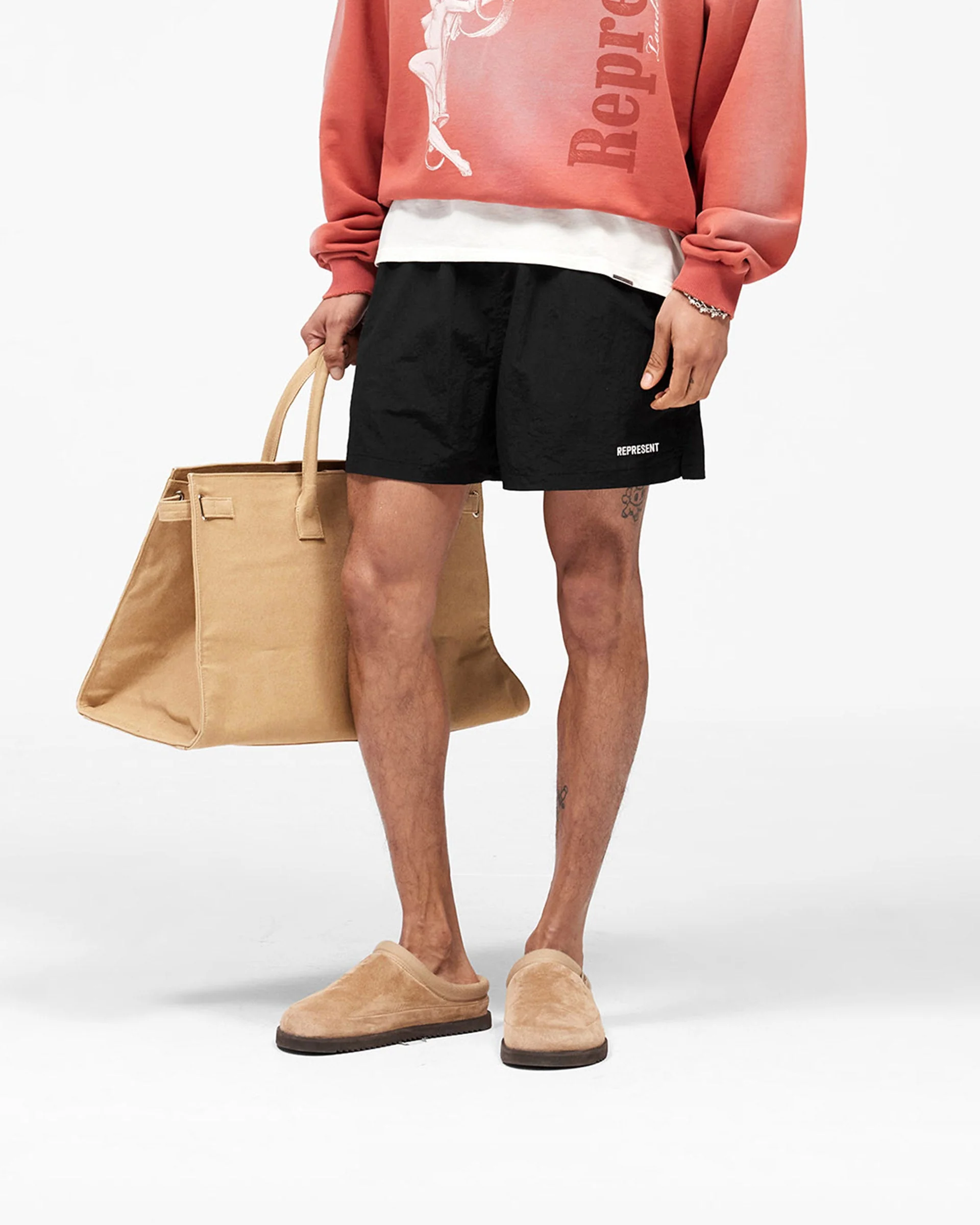 Represent Swim Short - Jet Black - Image 2