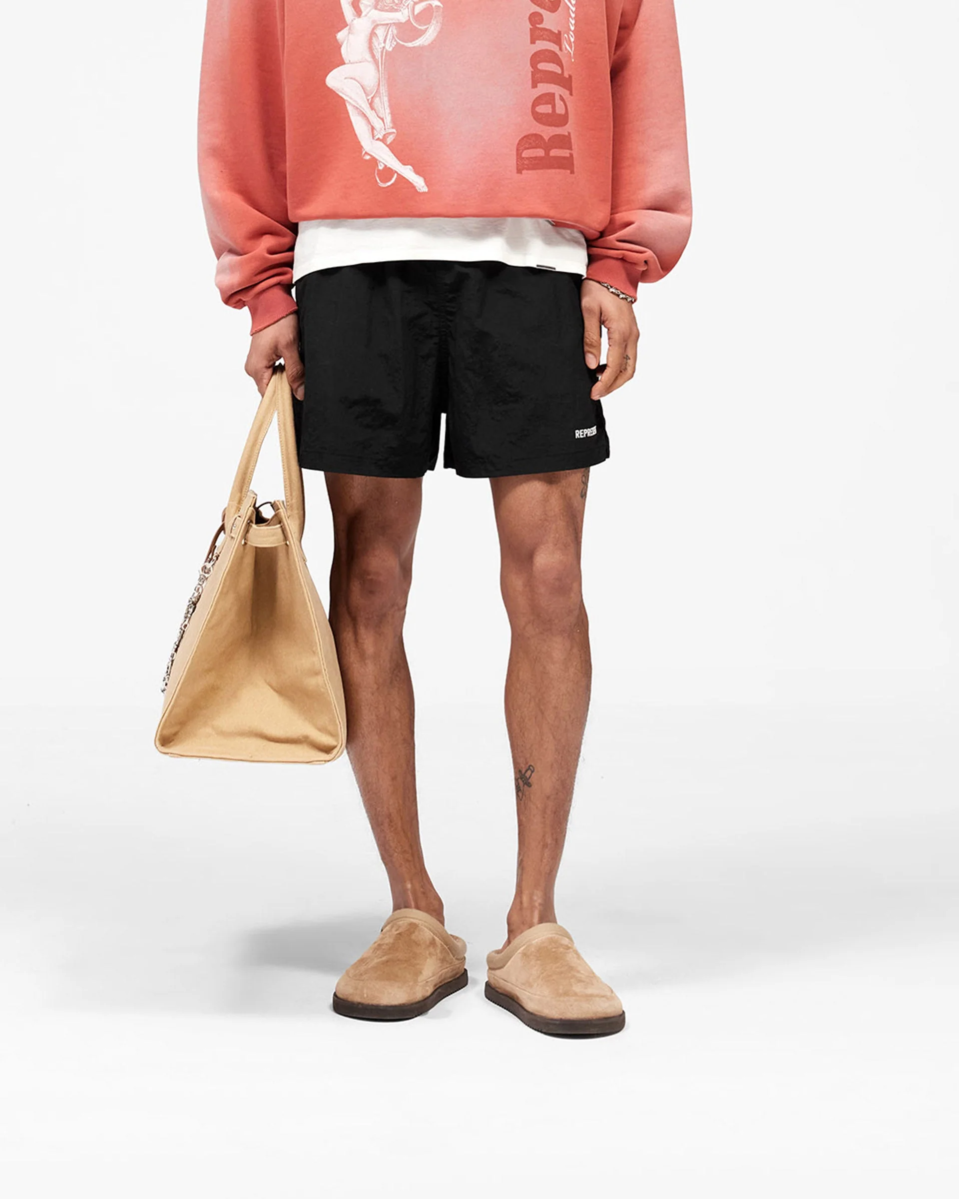 Represent Swim Short - Jet Black - Image 3