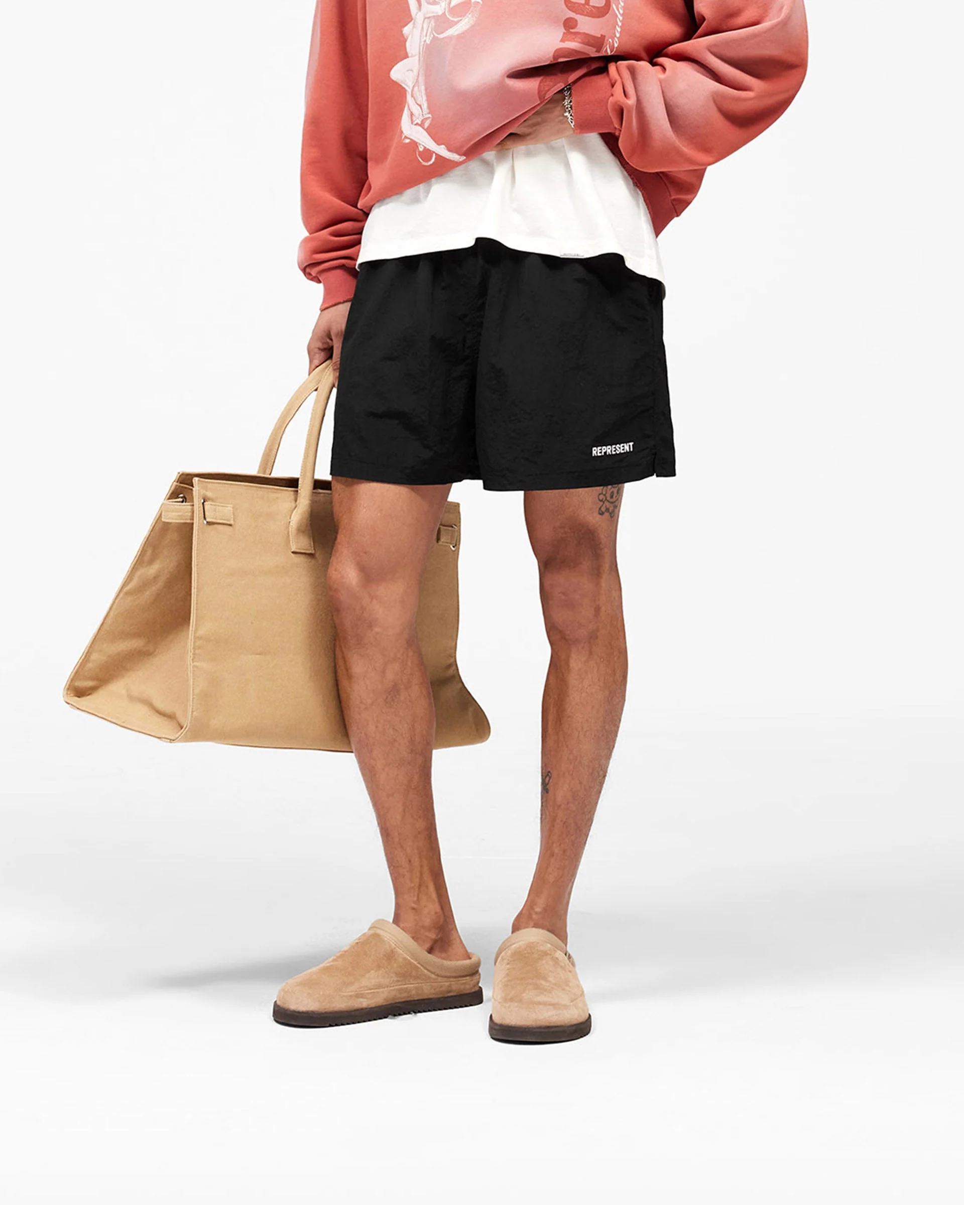 Represent Swim Short - Jet Black - Image 4