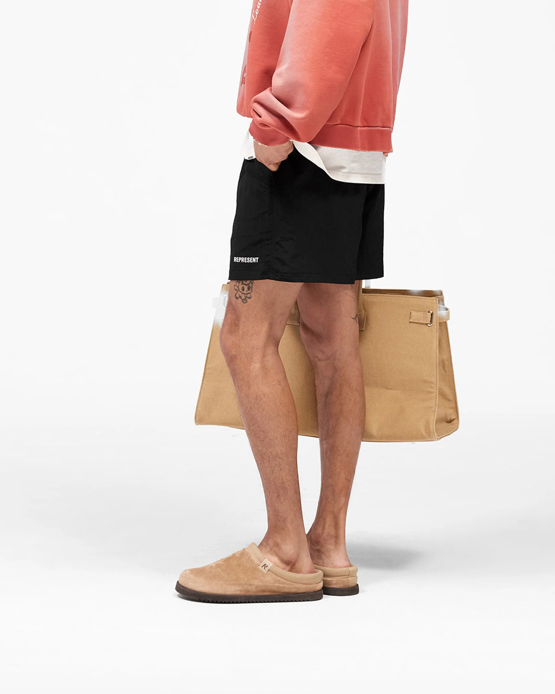 Represent Swim Short - Jet Black - Image 5