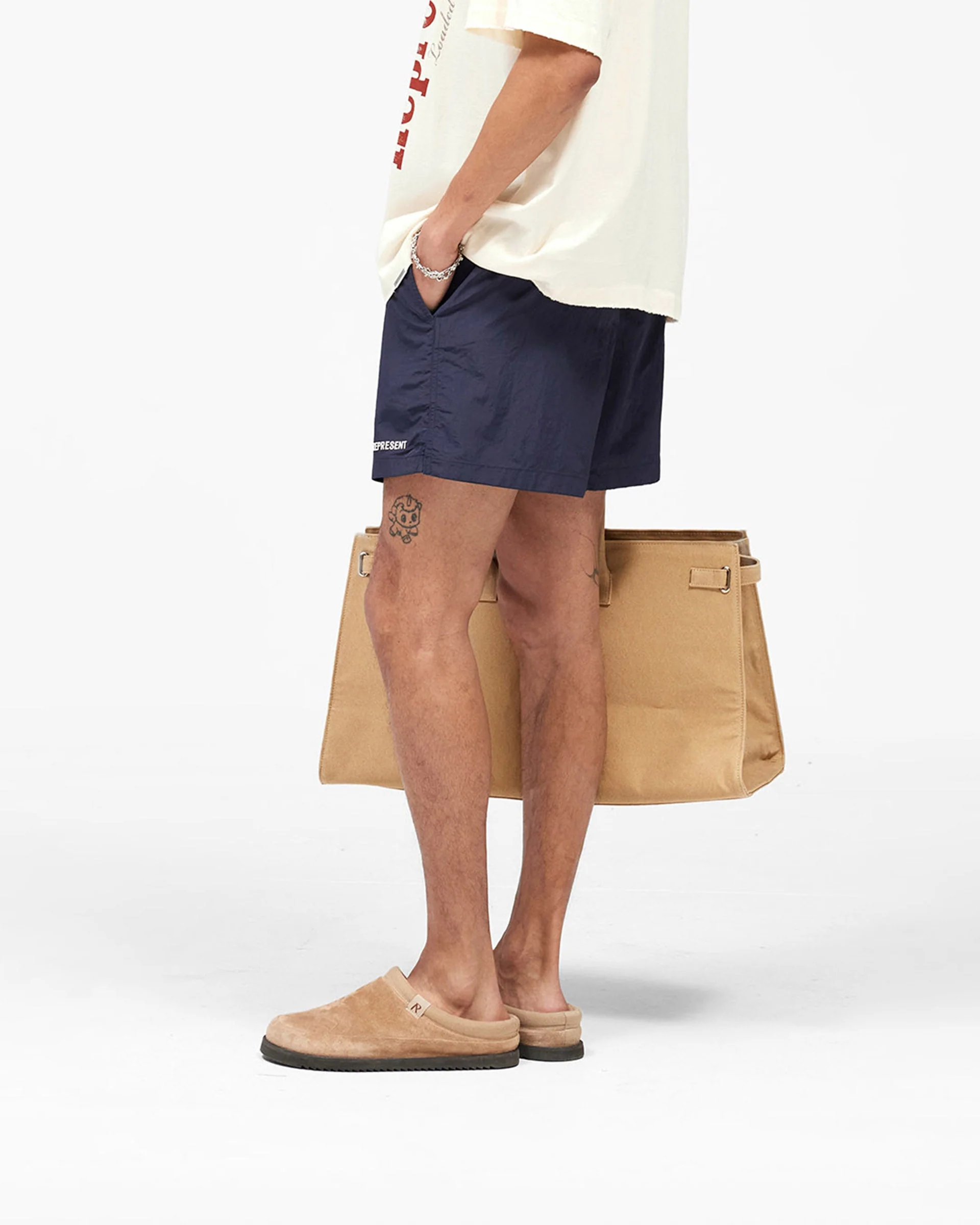Represent Swim Short - Navy - Image 5
