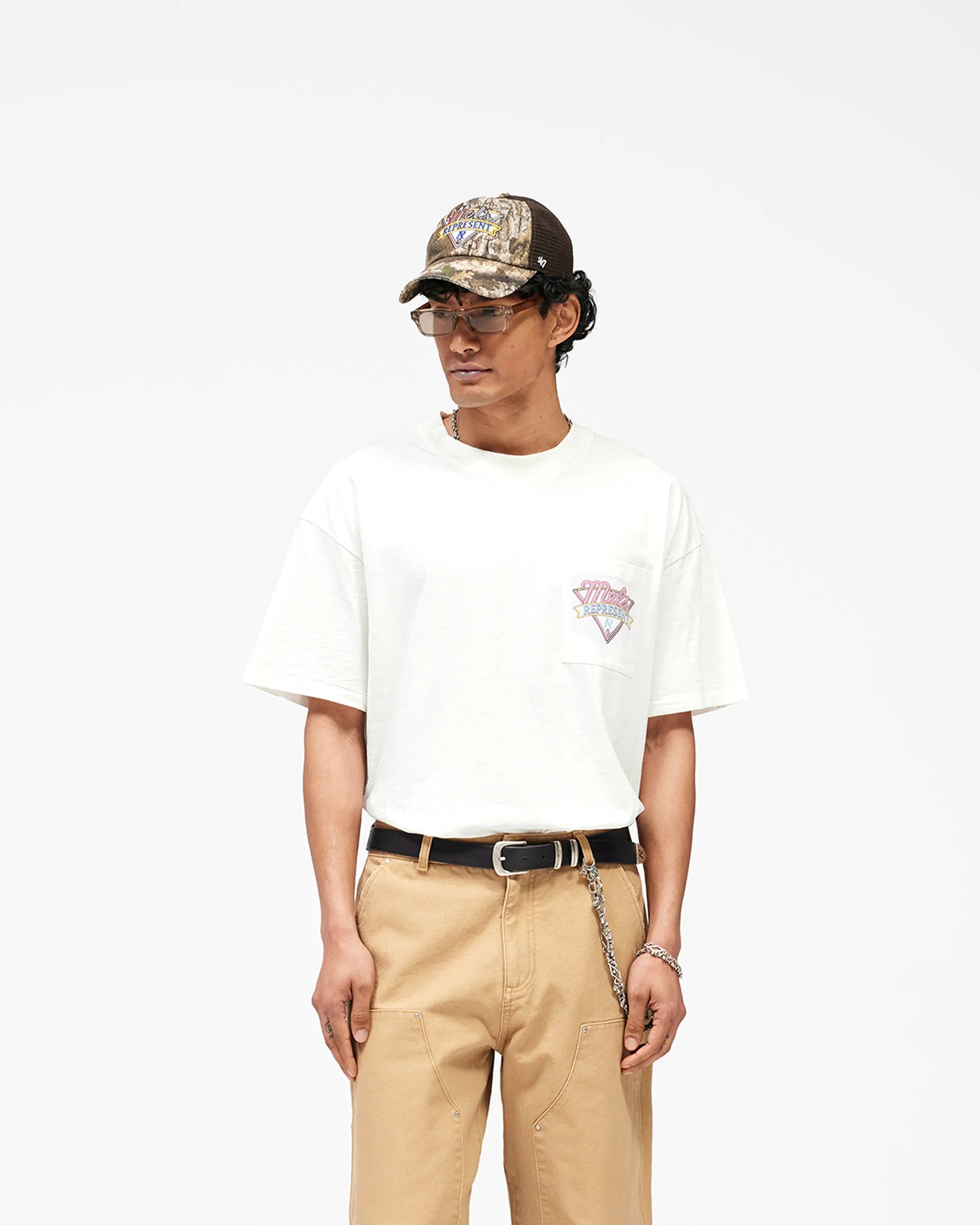 Represent x Mels Diner T-Shirt - Flat White - Image 3