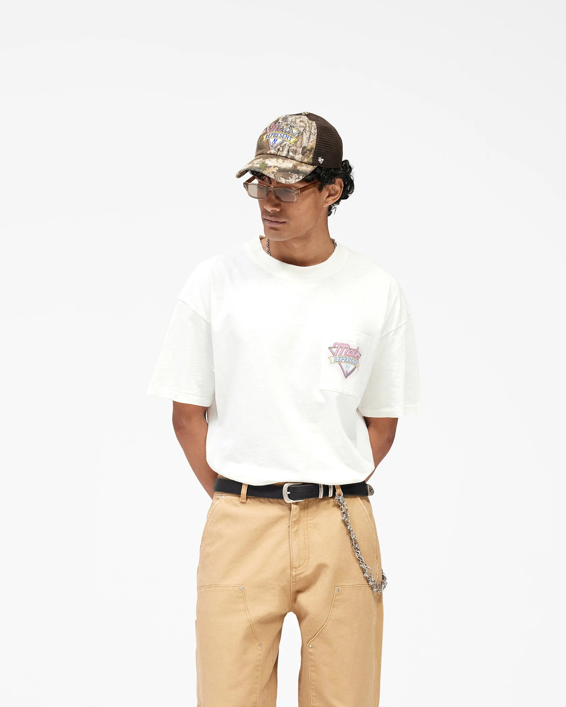 Represent x Mels Diner T-Shirt - Flat White - Image 4