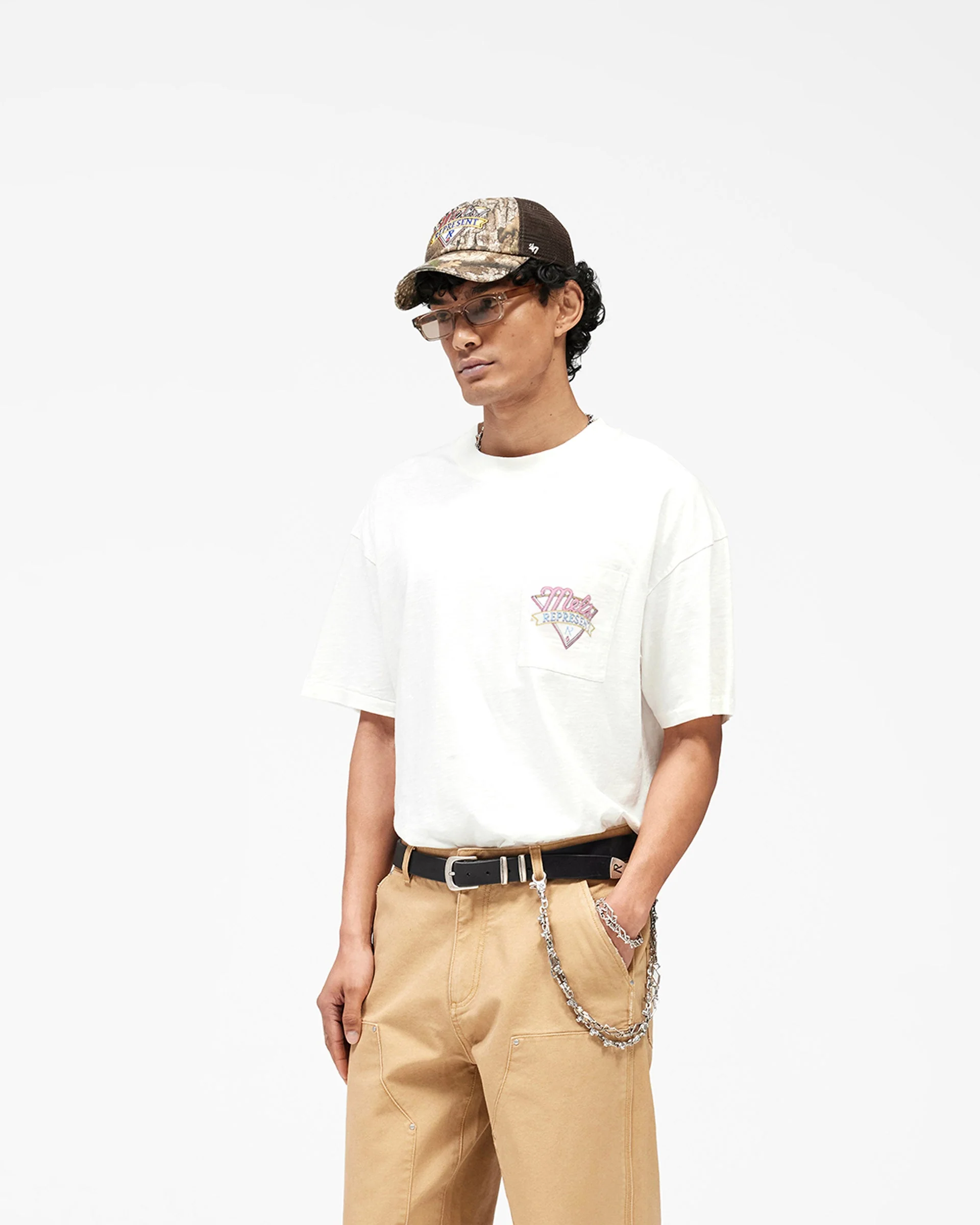 Represent x Mels Diner T-Shirt - Flat White - Image 5