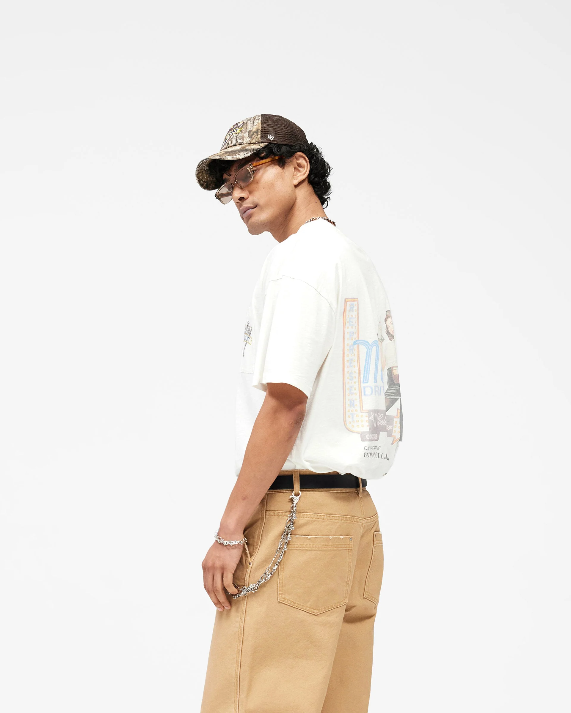 Represent x Mels Diner T-Shirt - Flat White - Image 7