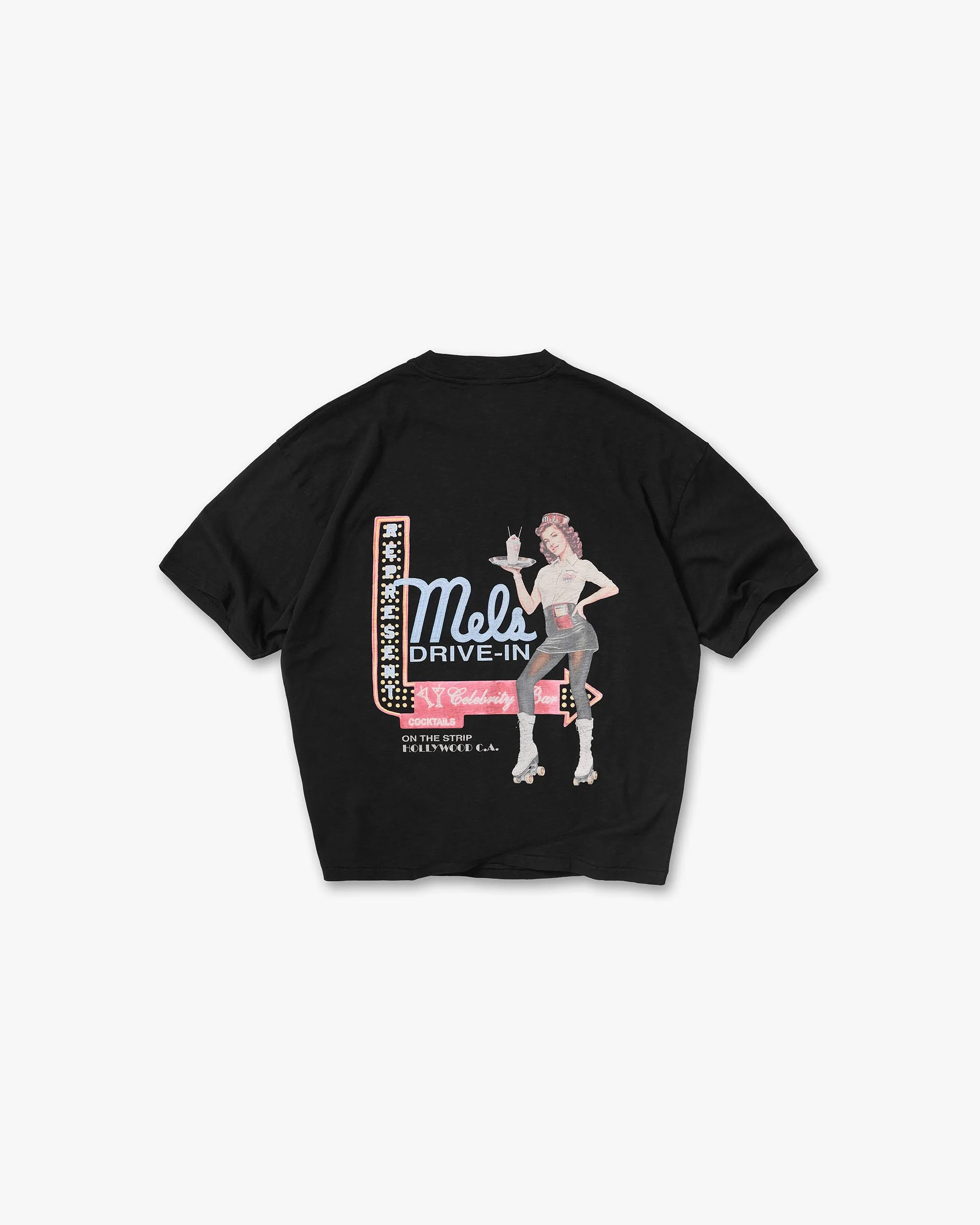 Represent x Mels Diner T-Shirt - Jet Black - Image 2