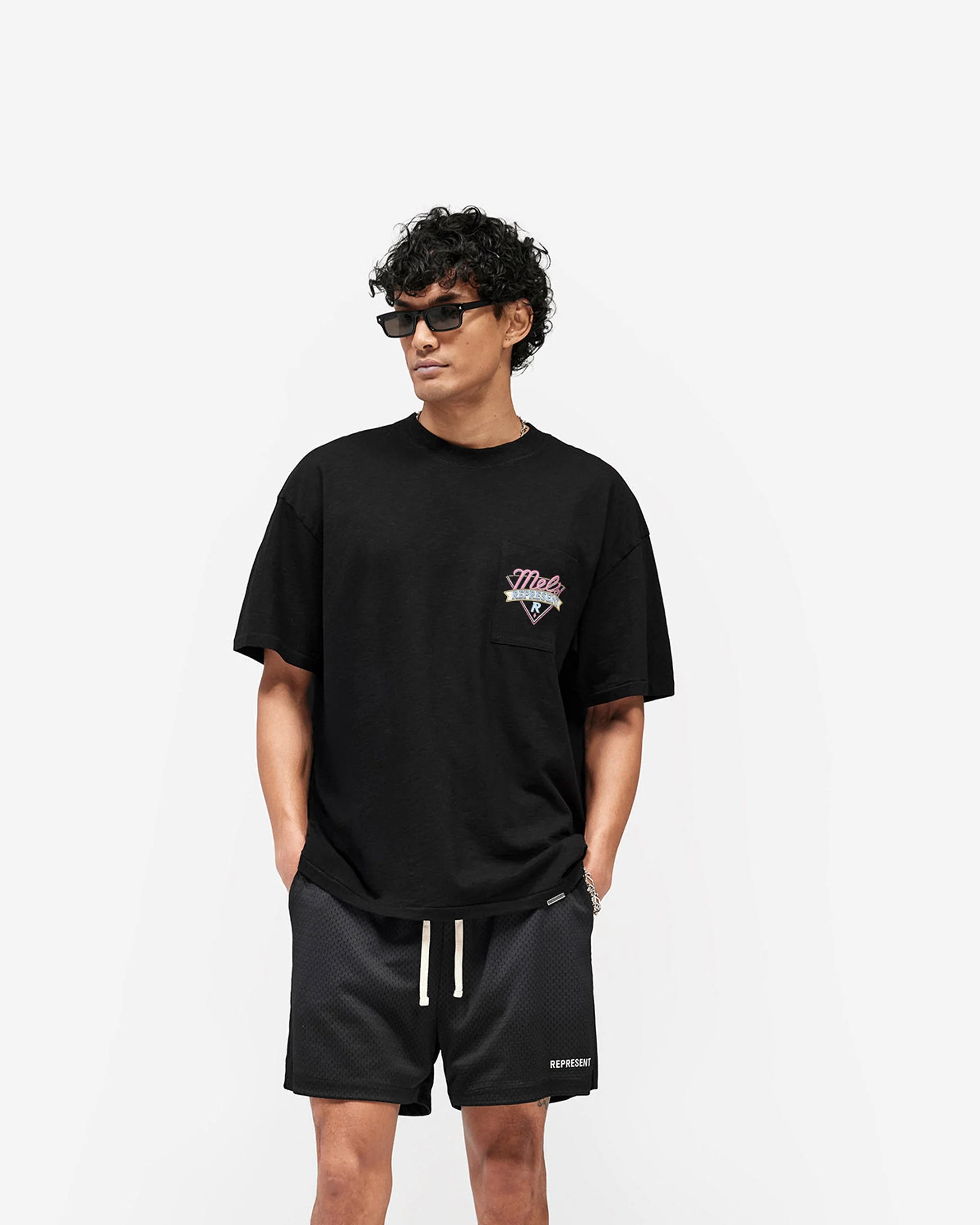 Represent x Mels Diner T-Shirt - Jet Black - Image 3