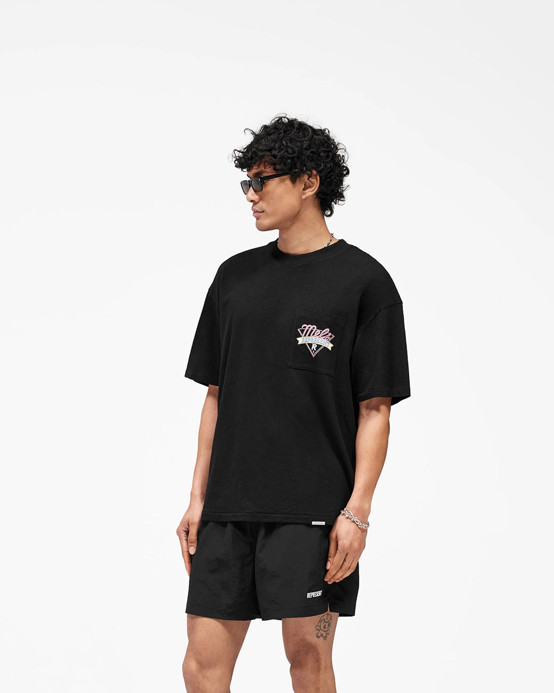 Represent x Mels Diner T-Shirt - Jet Black - Image 4