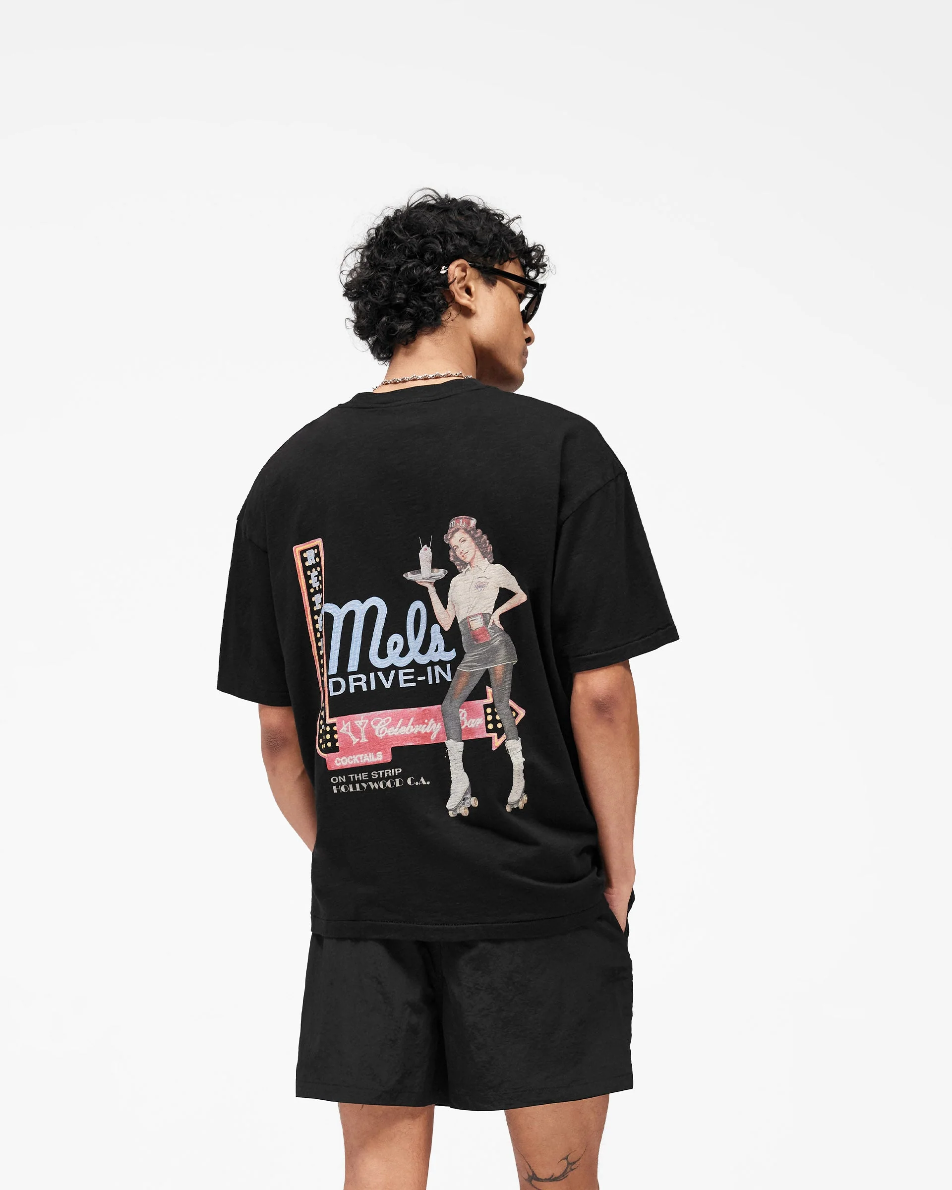 Represent x Mels Diner T-Shirt - Jet Black - Image 6