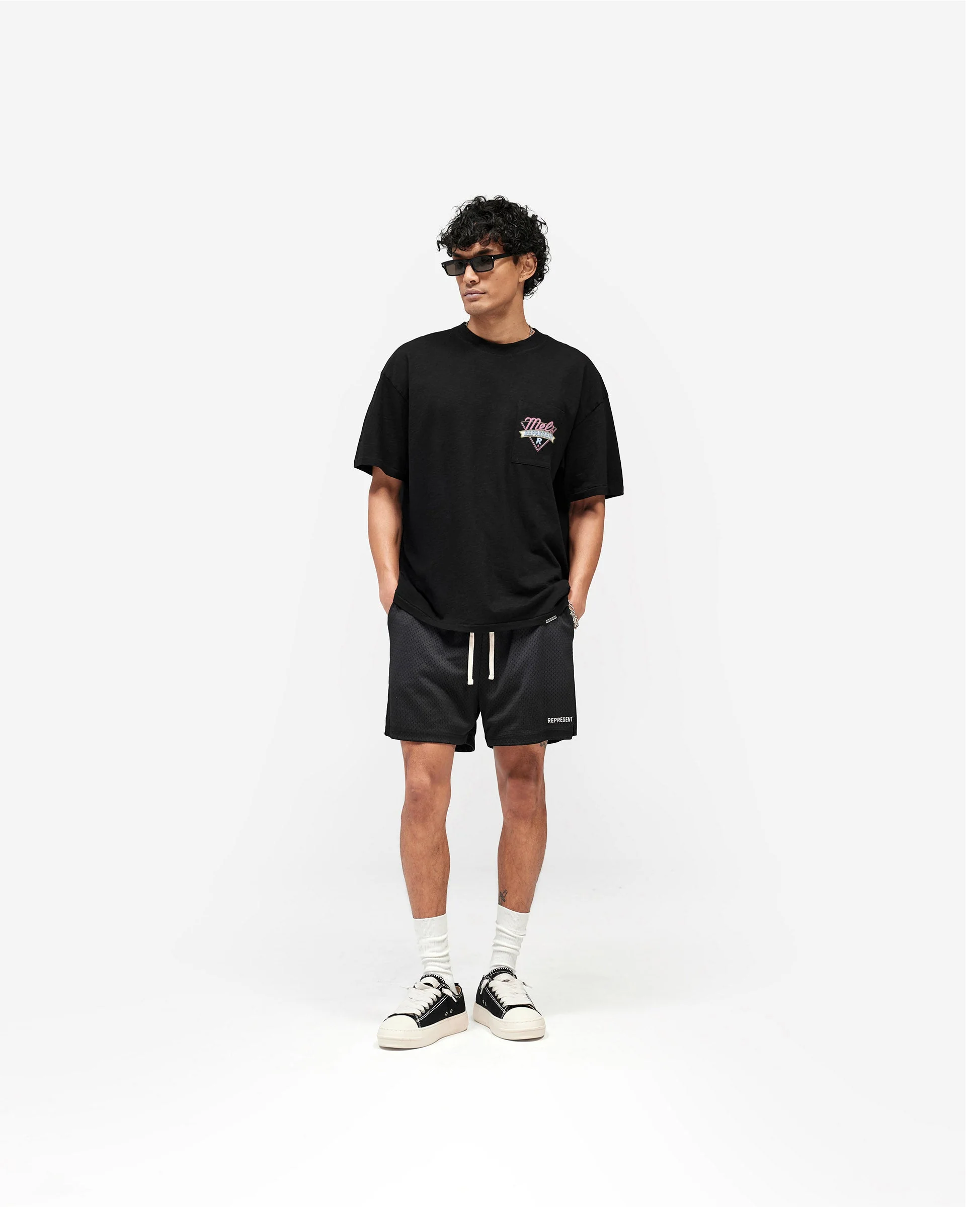 Represent x Mels Diner T-Shirt - Jet Black - Image 7