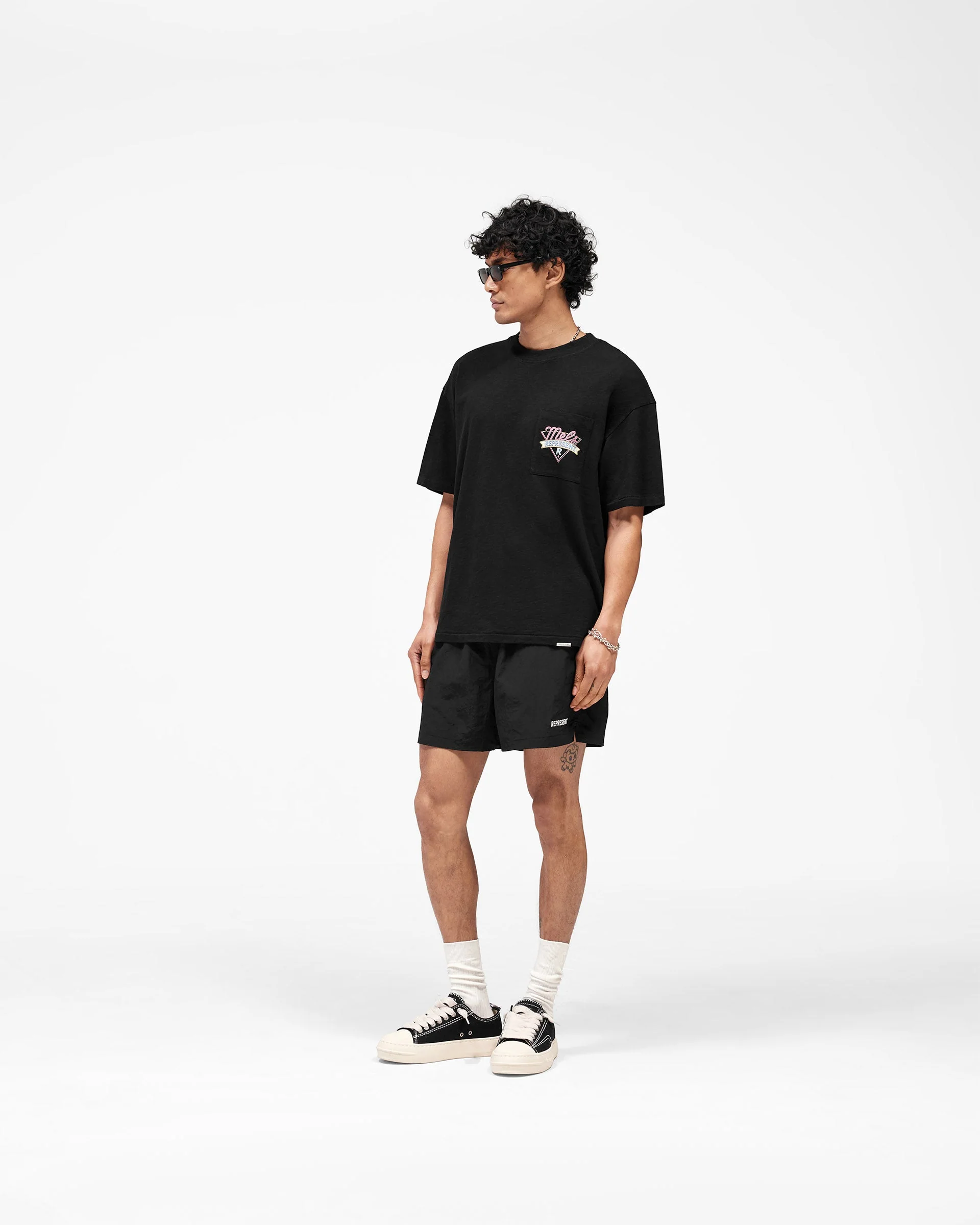 Represent x Mels Diner T-Shirt - Jet Black - Image 8