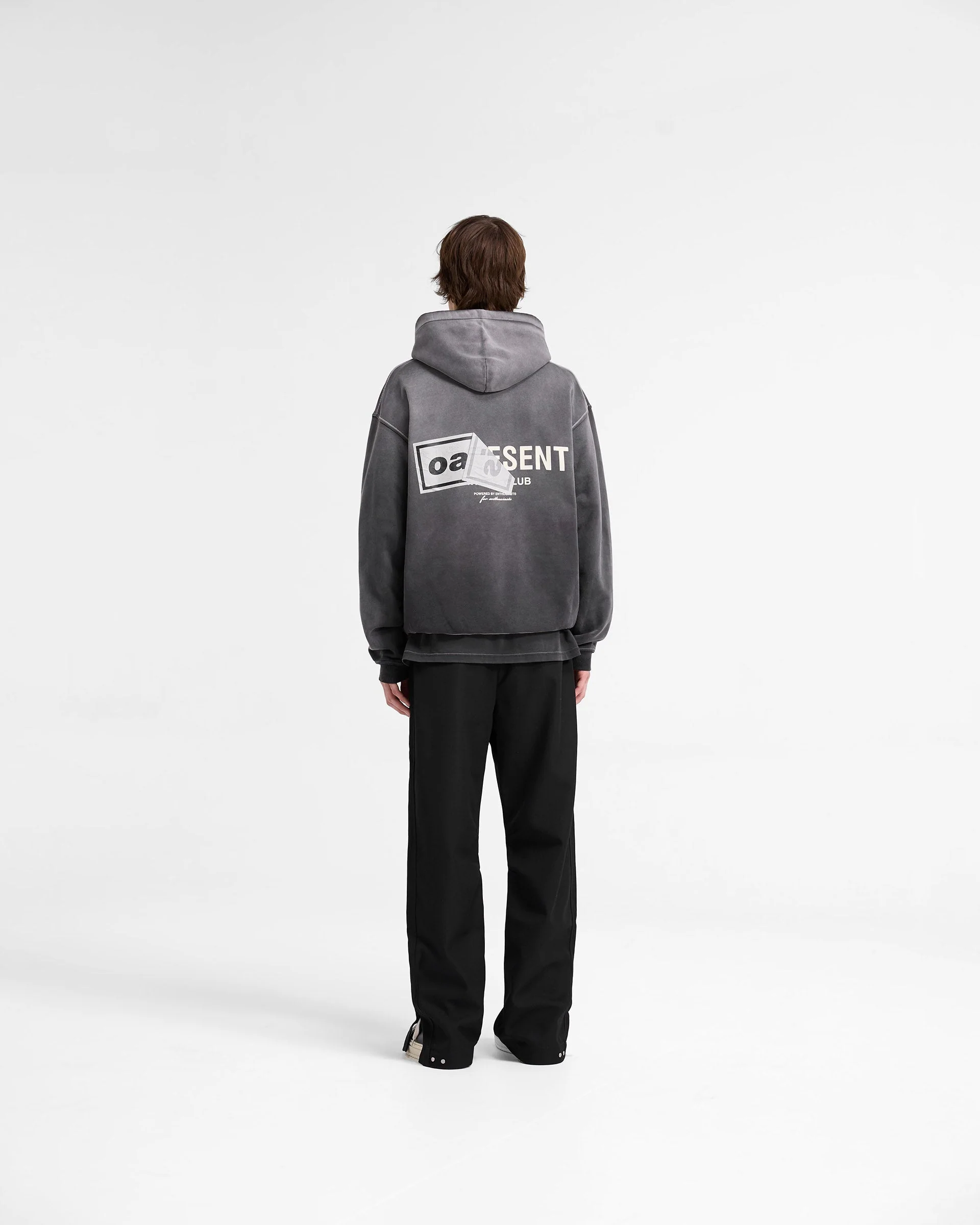 Represent X Oasis Owners Club Hoodie - Stained Black - Image 6