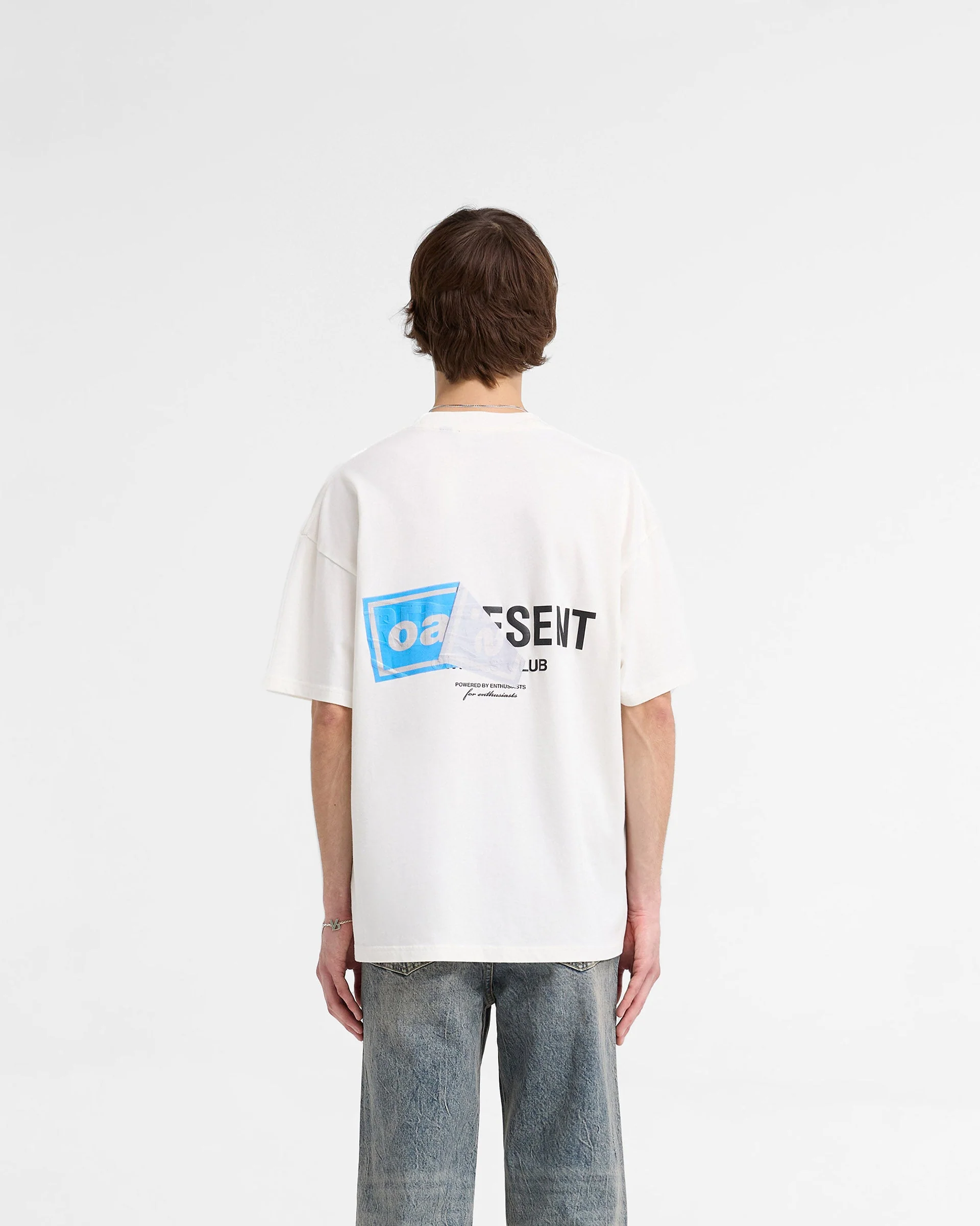 Represent X Oasis Owners Club T-Shirt - Flat White - Image 4