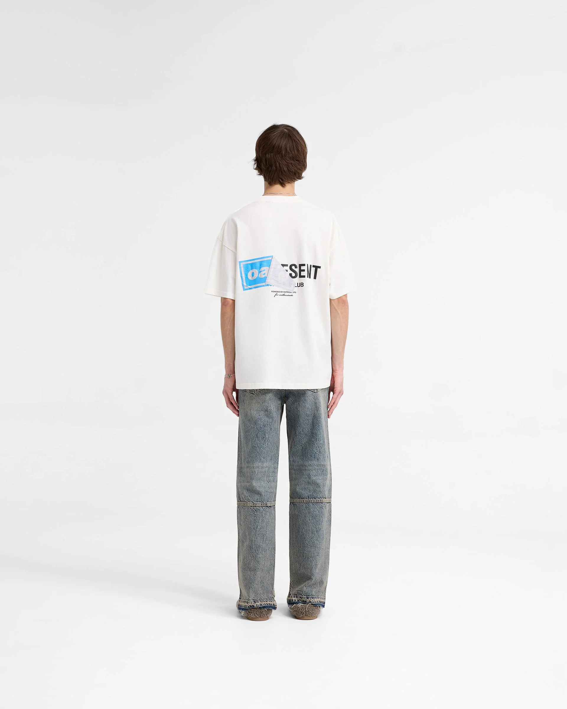 Represent X Oasis Owners Club T-Shirt - Flat White - Image 6