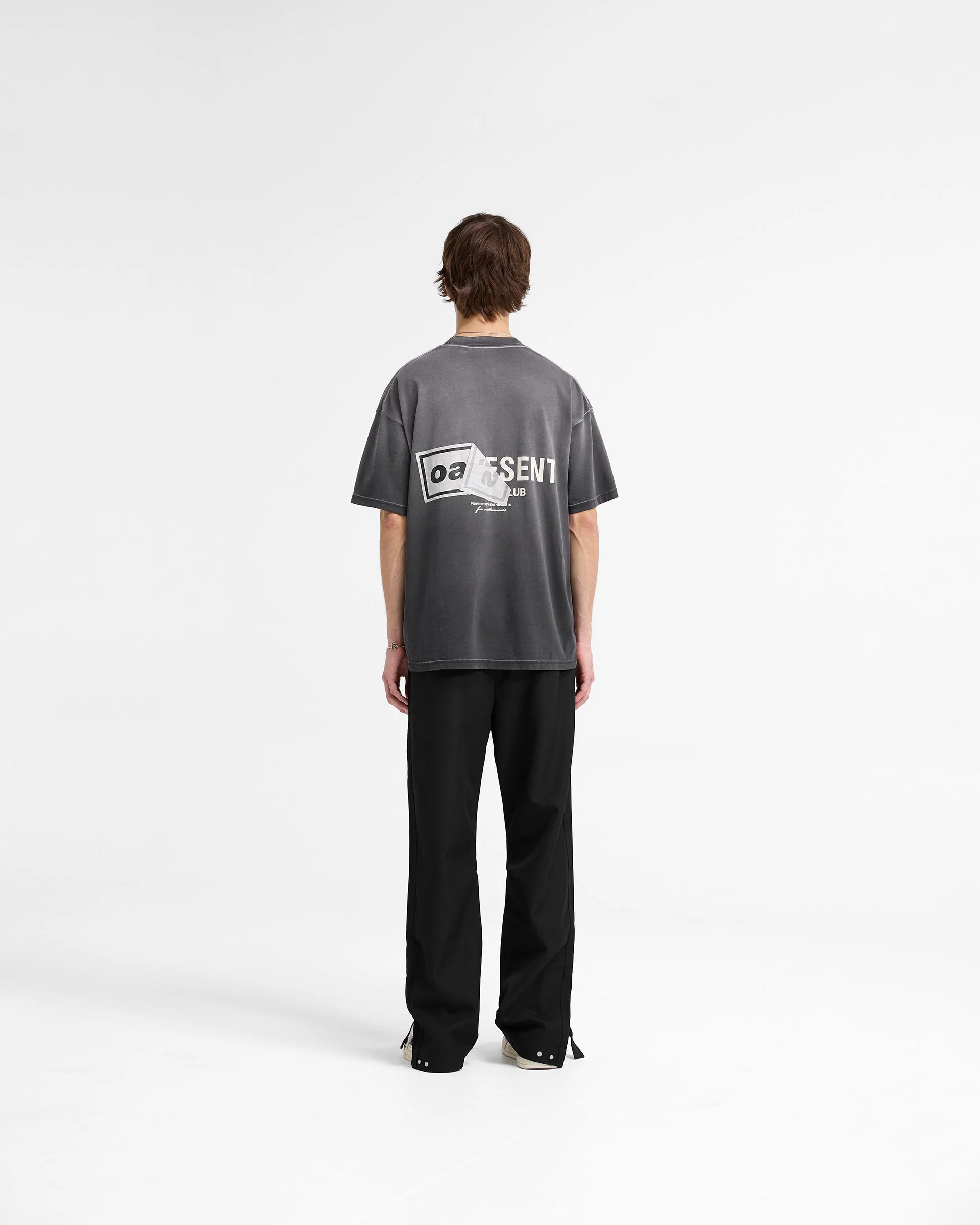 Represent X Oasis Owners Club T-Shirt - Stained Black - Image 6