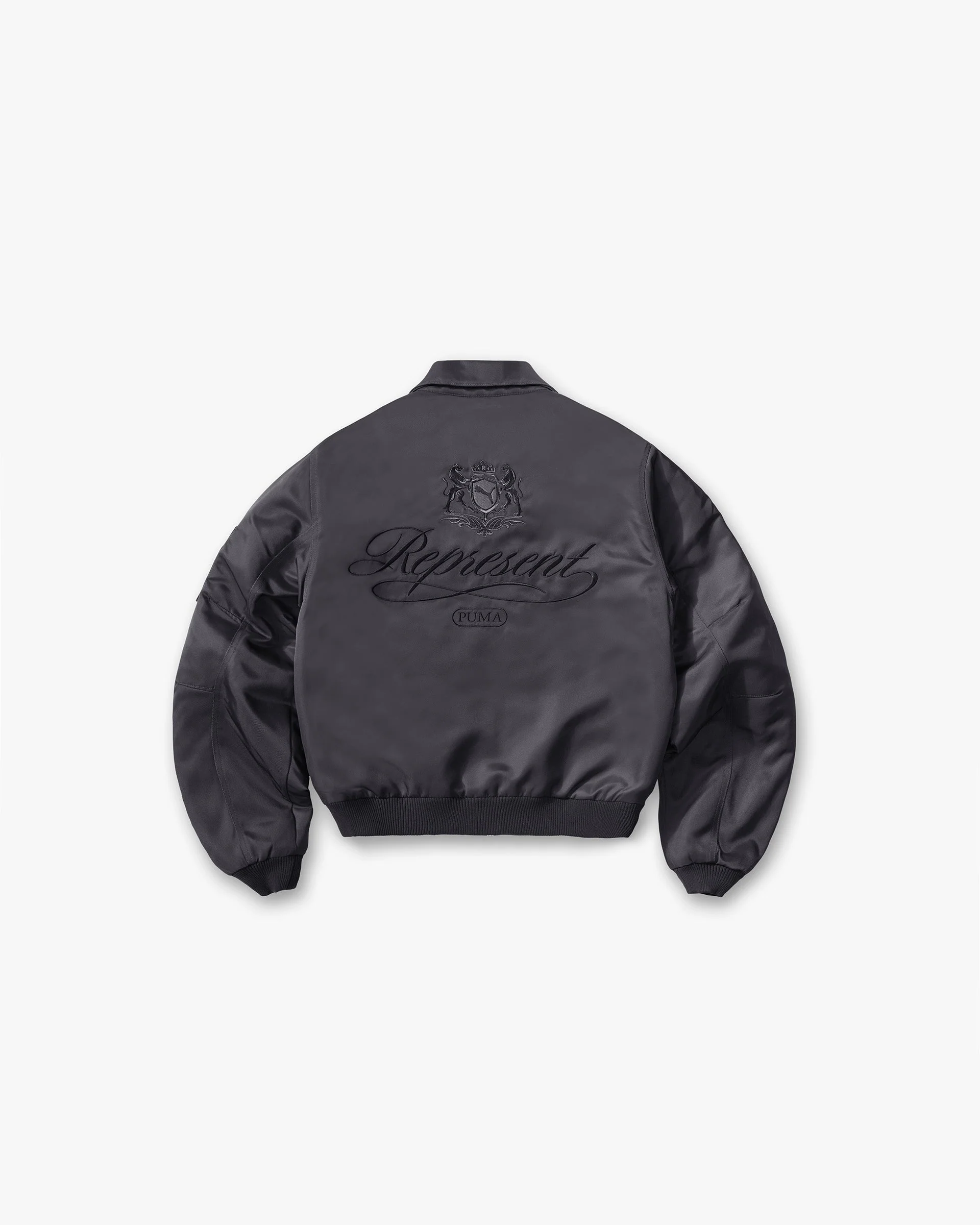 Represent X Puma Bomber - Dark Grey - Image 2