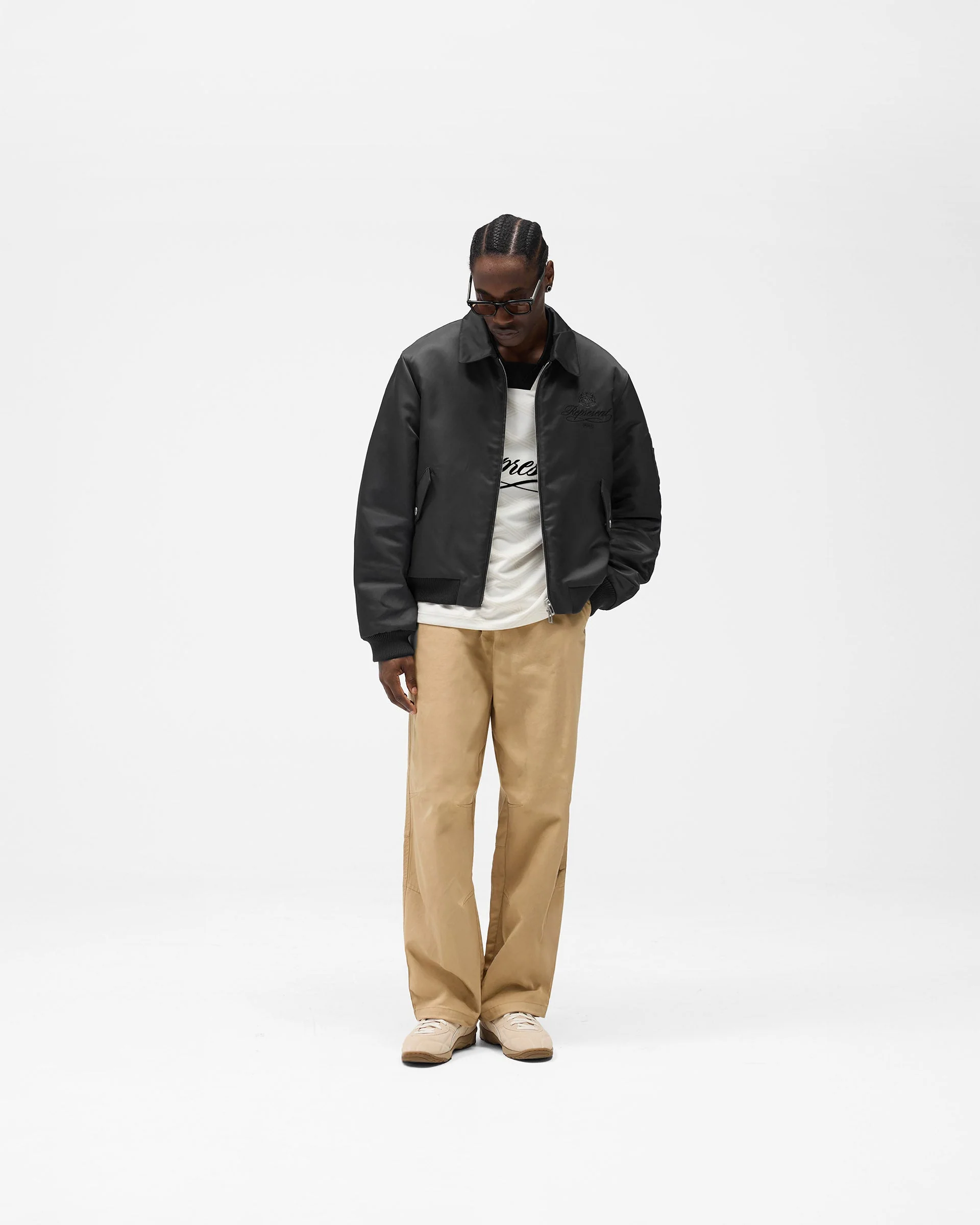 Represent X Puma Bomber - Dark Grey - Image 6