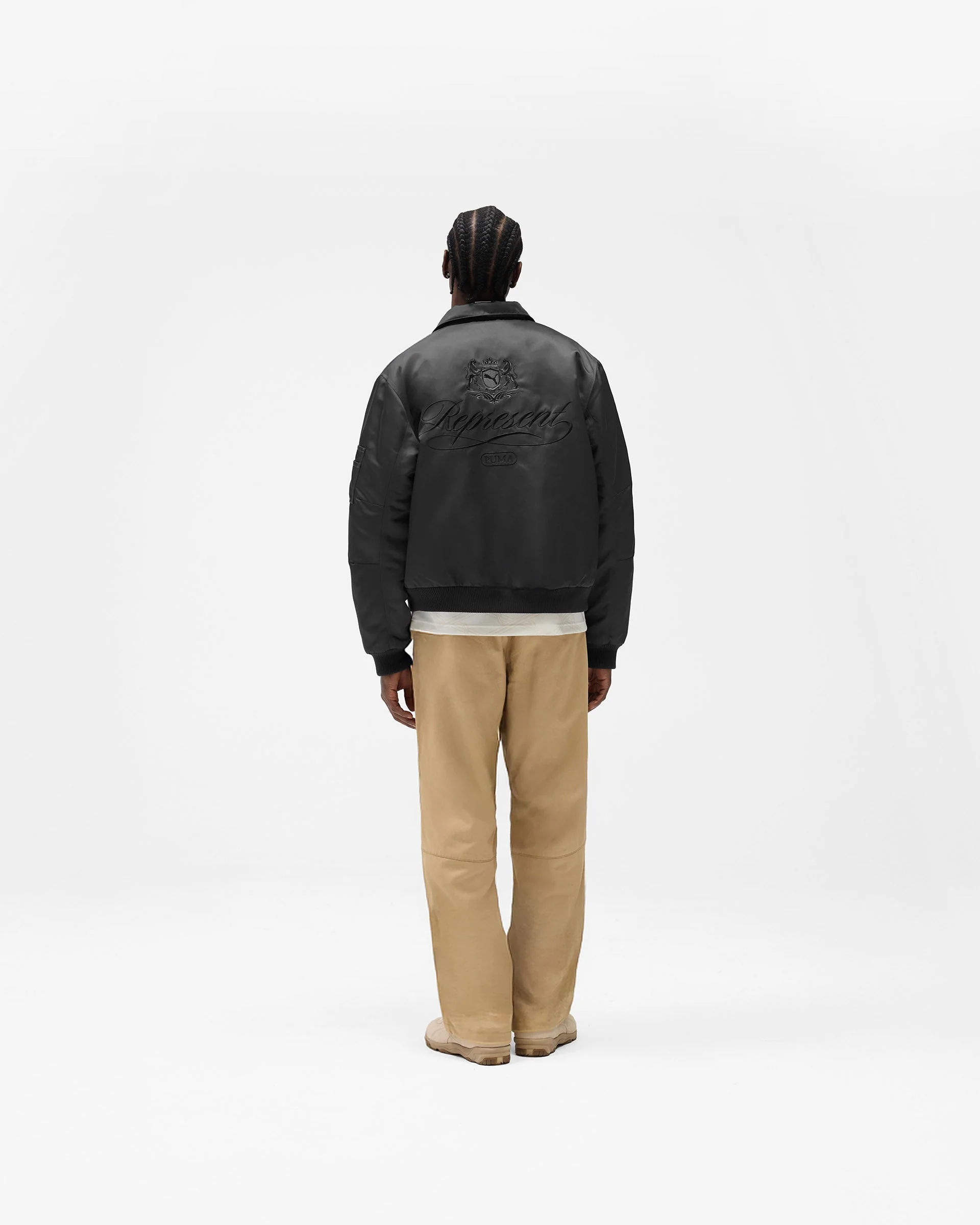 Represent X Puma Bomber - Dark Grey - Image 8