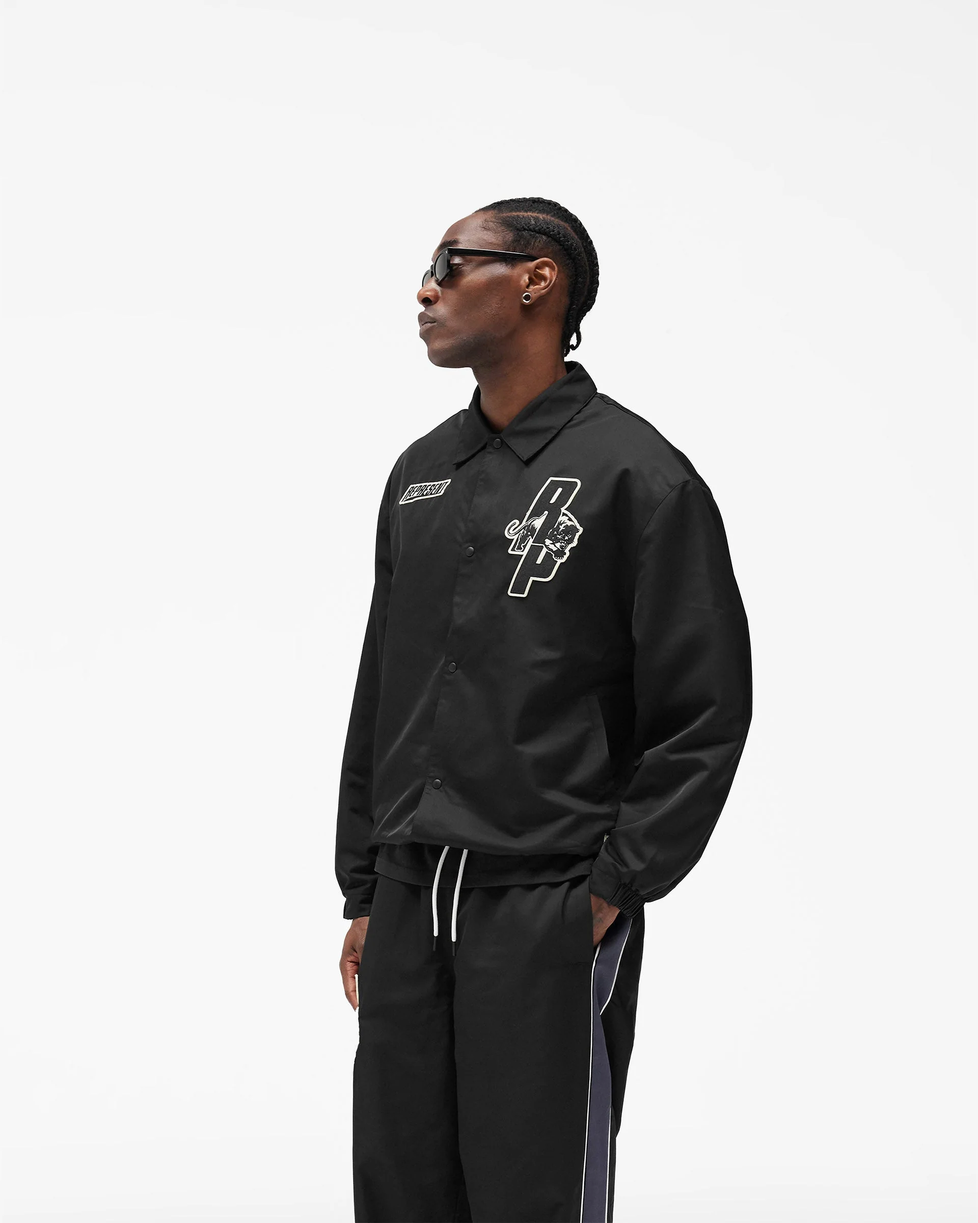 Represent X Puma Coach Jacket - Puma Black - Image 4