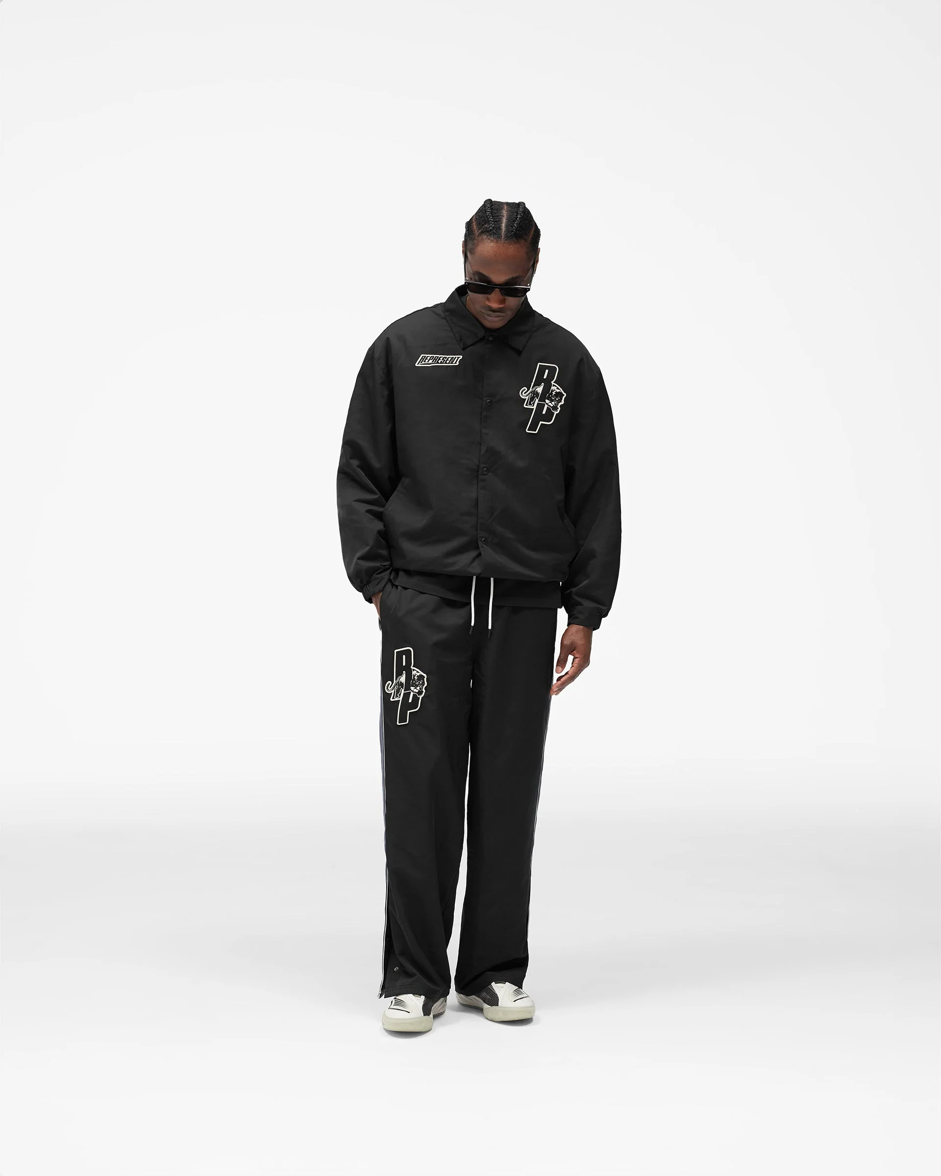 Represent X Puma Coach Jacket - Puma Black - Image 6