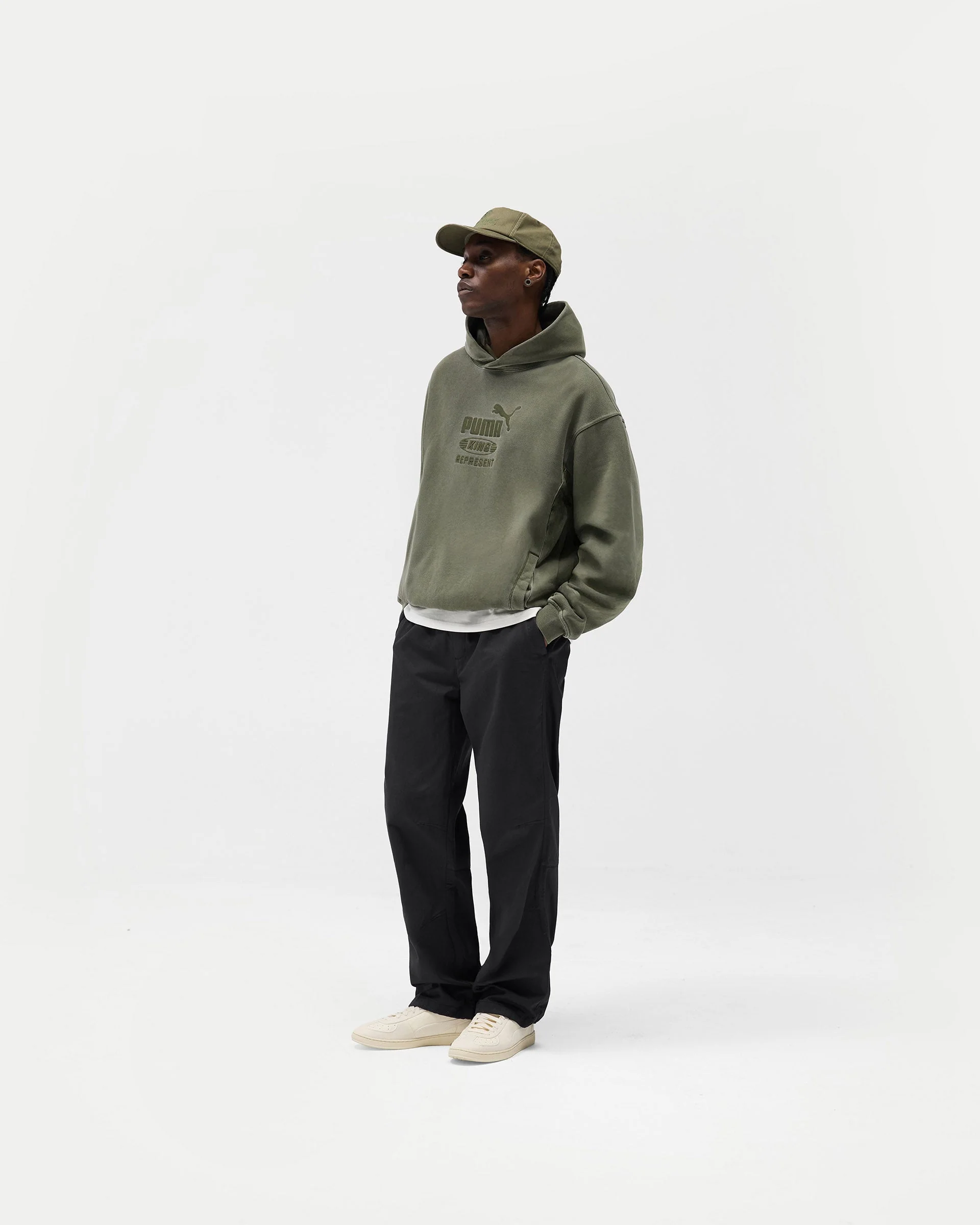 Represent X Puma Graphic Hoodie - Night Pine - Image 6