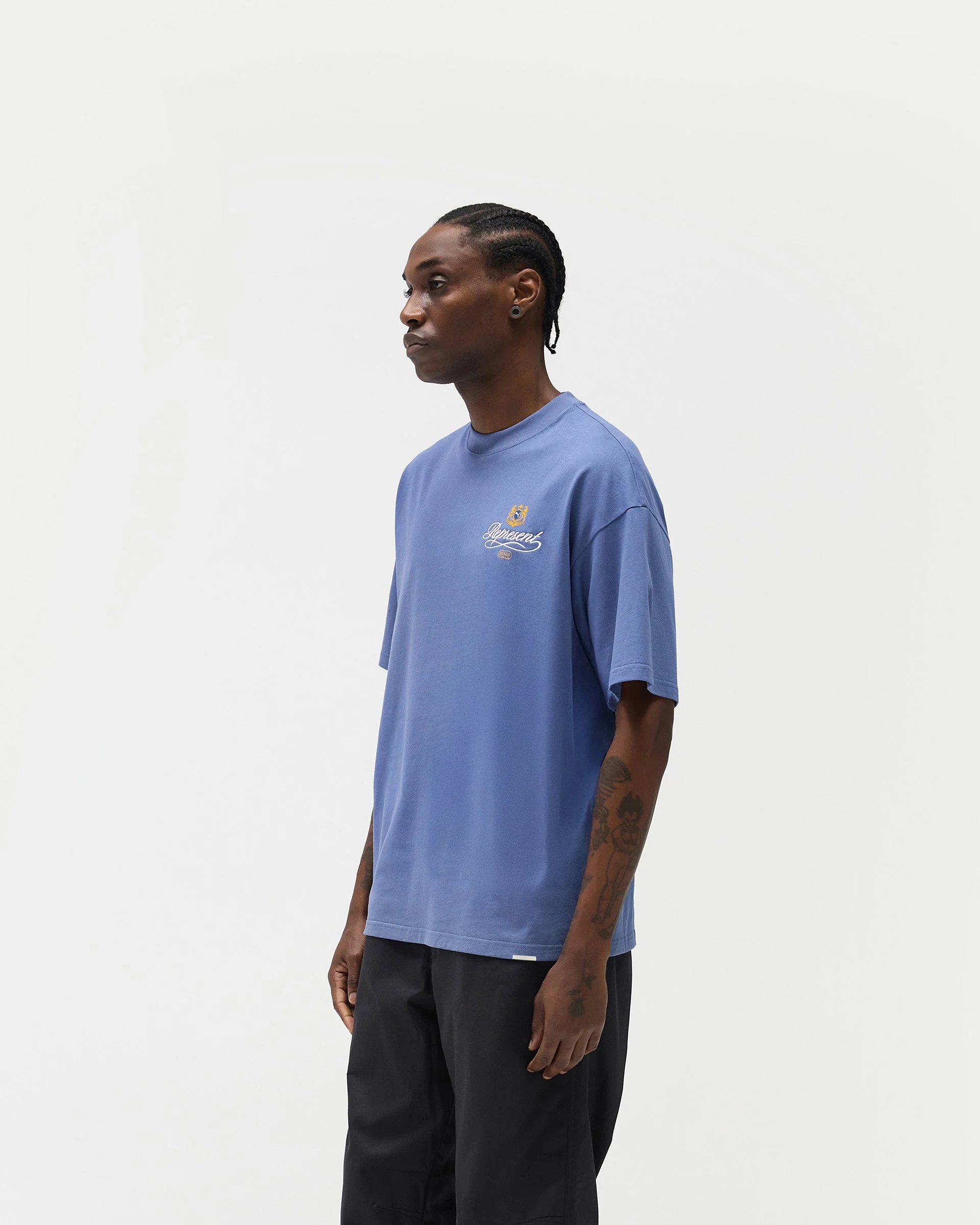 Represent X Puma Graphic T-Shirt - Blue Dusk - Image 4